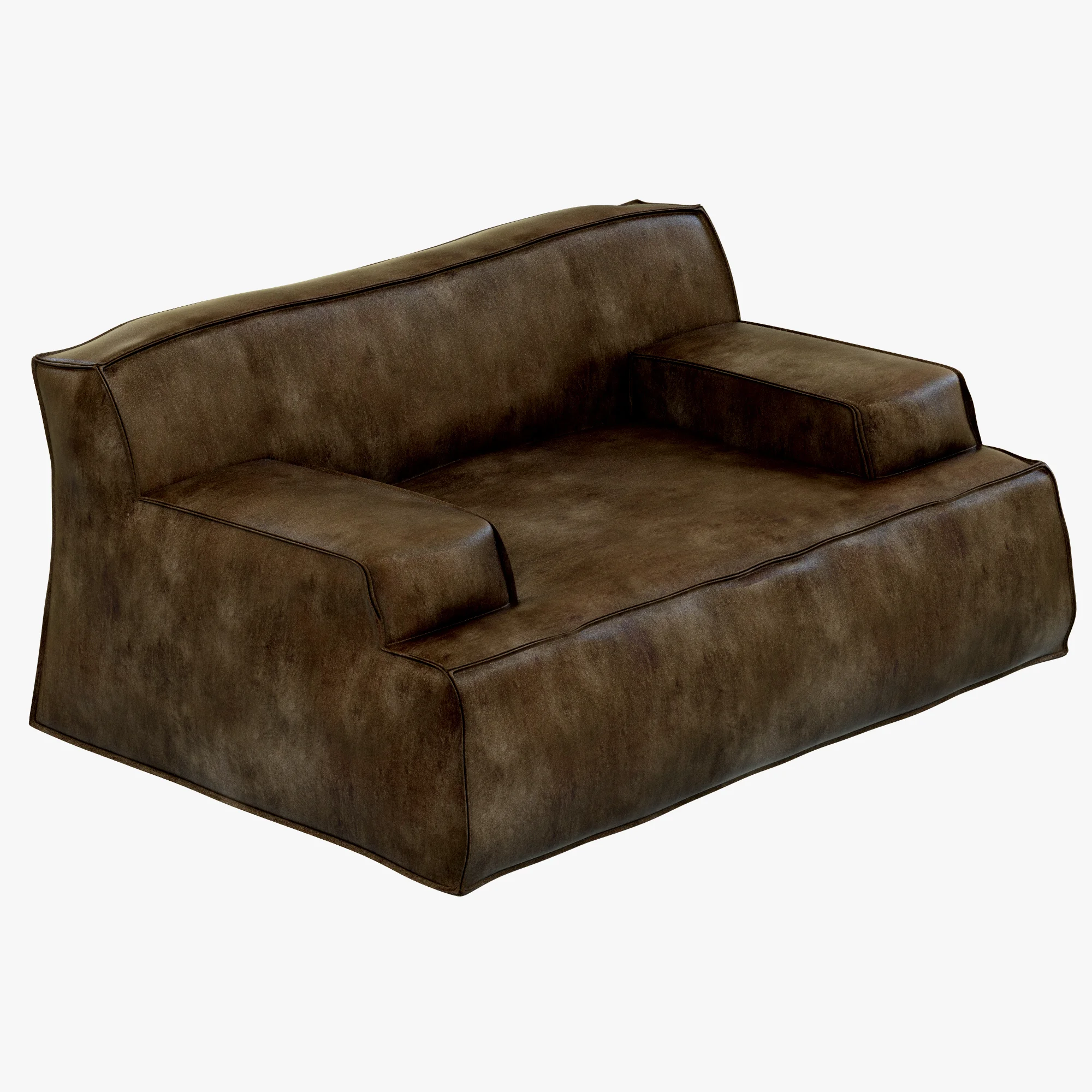 Baxter Damasco Love Seat — 3D model preview 8