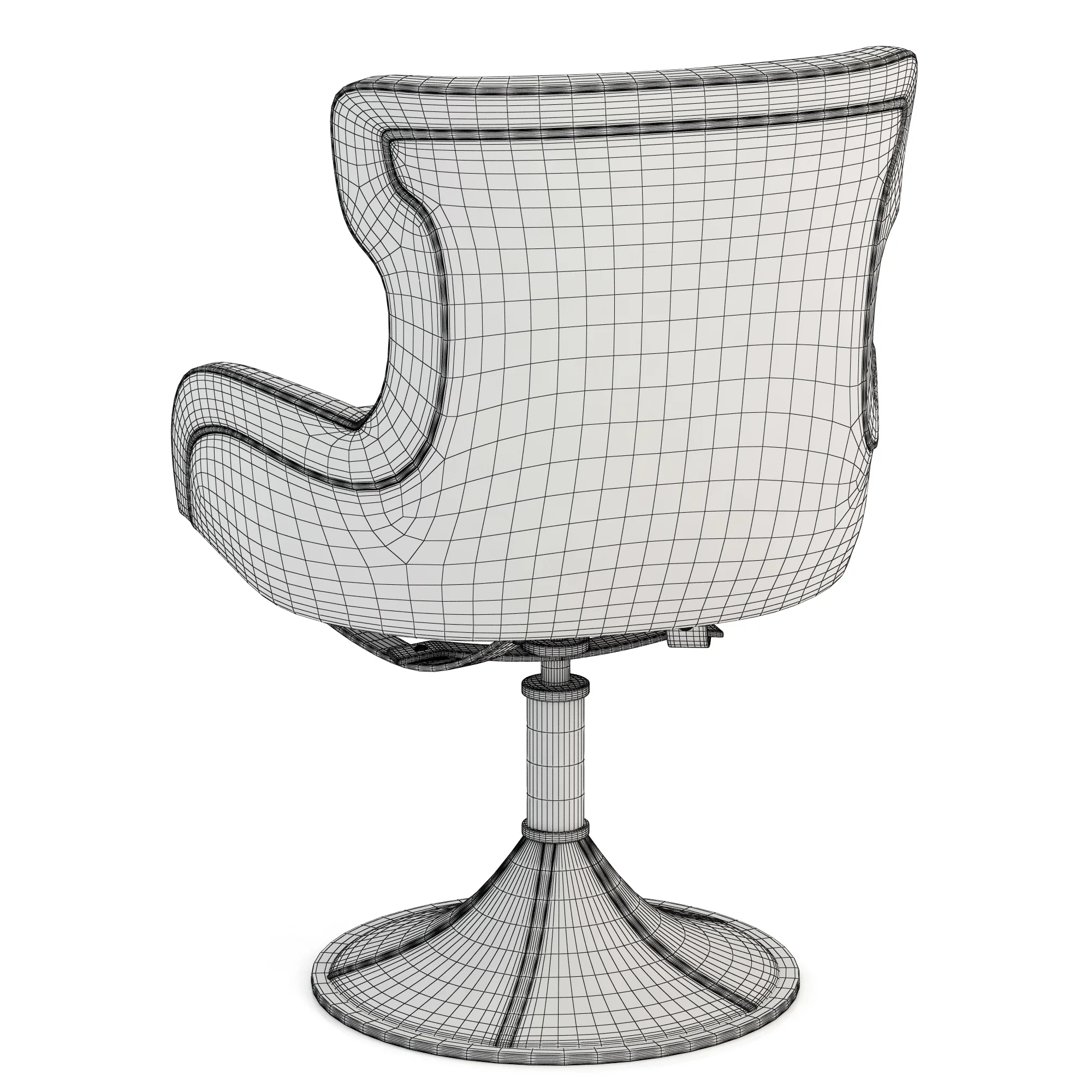 Baxter PALOMA REVOLVING CHAIR — 3D model preview 6