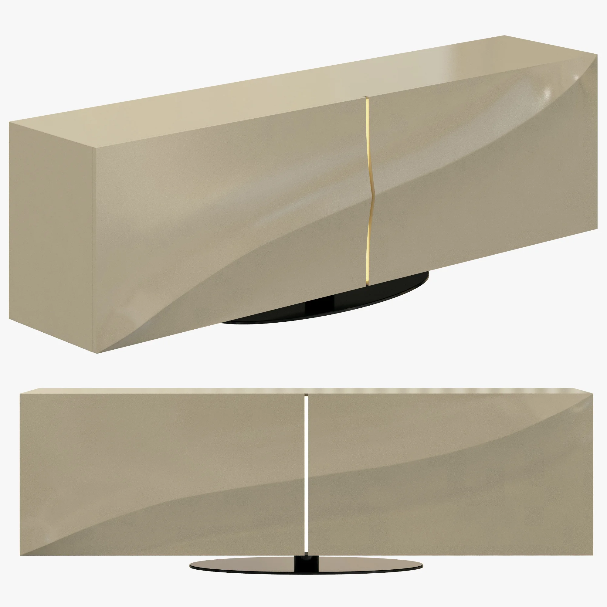 Roche Bobois Speed Up Wave — 3D model preview 5
