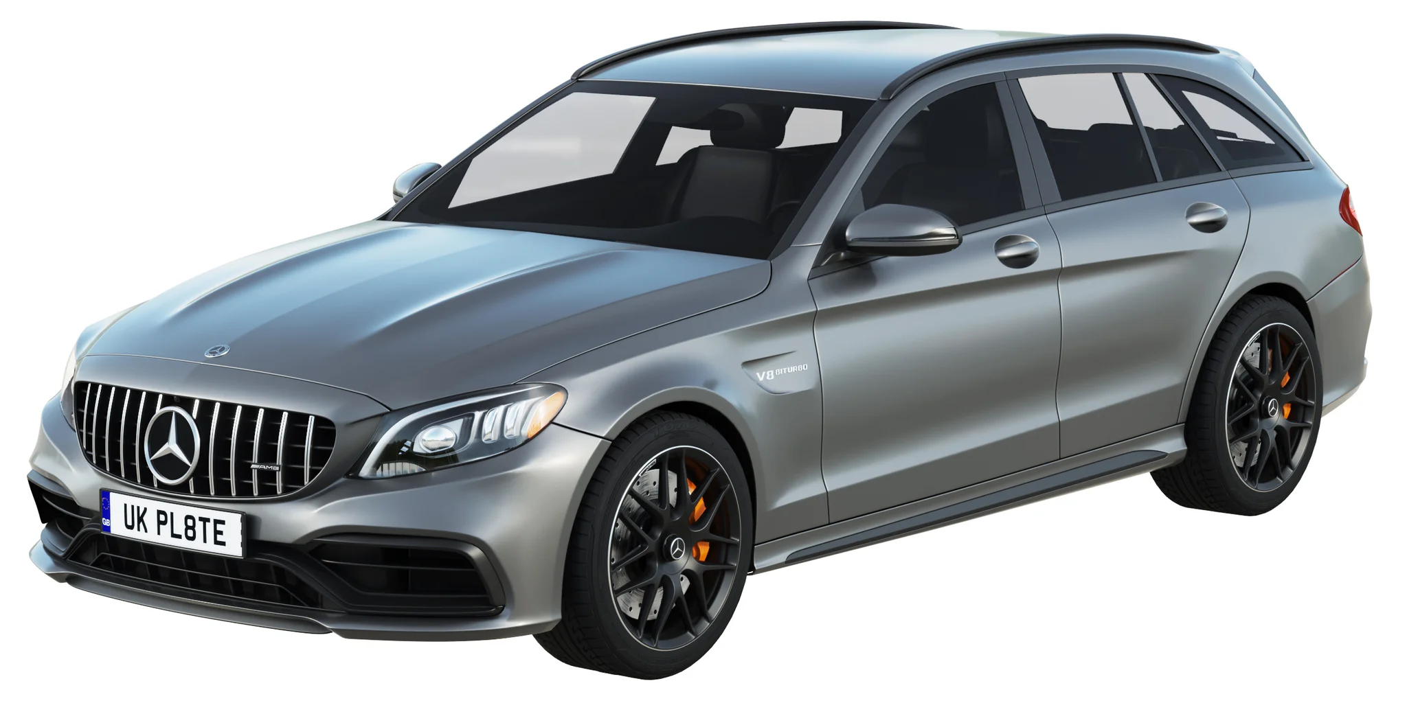 Mercedes Benz C63 Estate, 3D model preview 14
