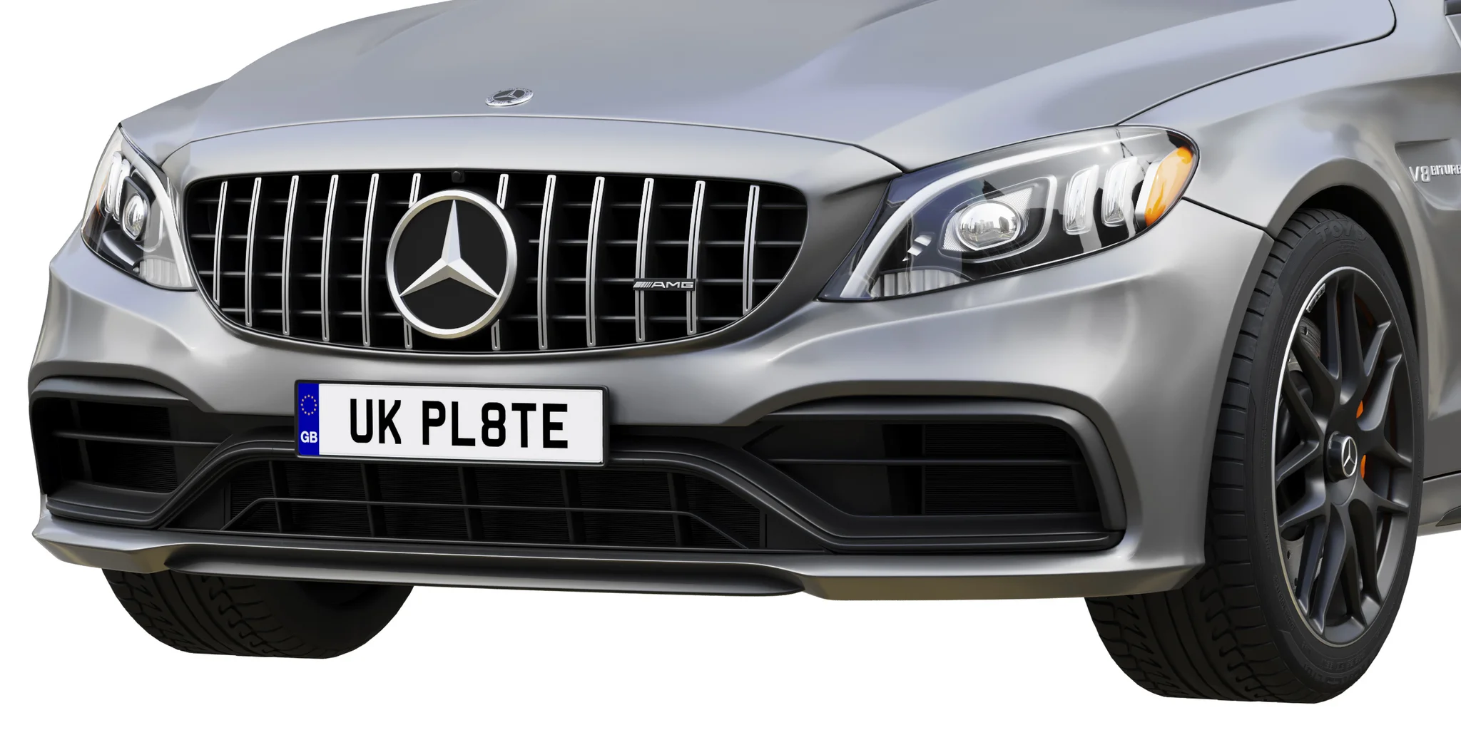 Mercedes Benz C63 Estate, 3D model preview 16