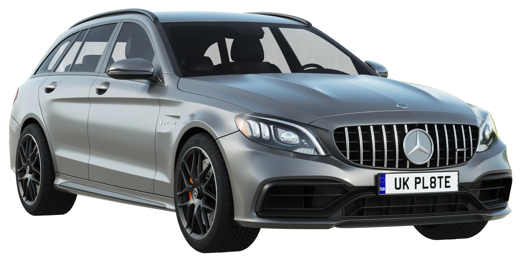 Mercedes Benz C63 Estate, 3D model preview 23