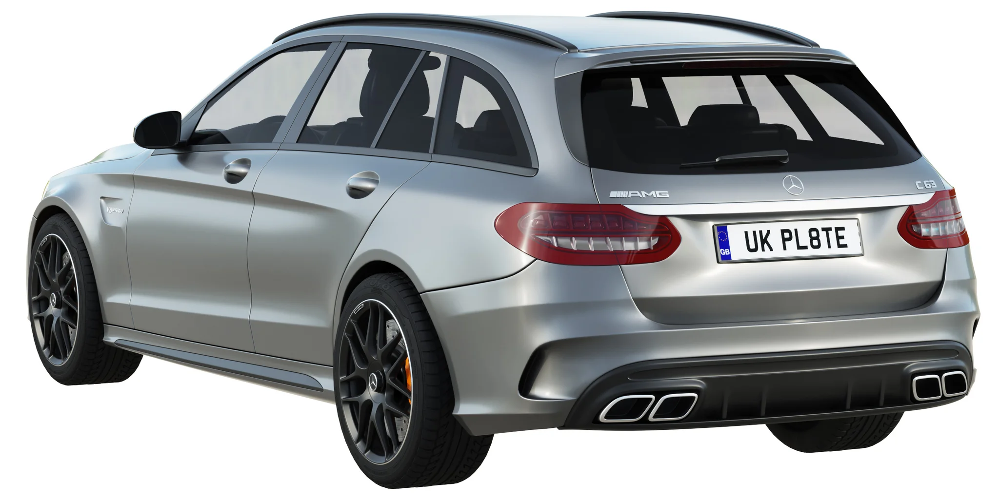 Mercedes Benz C63 Estate, 3D model preview 27
