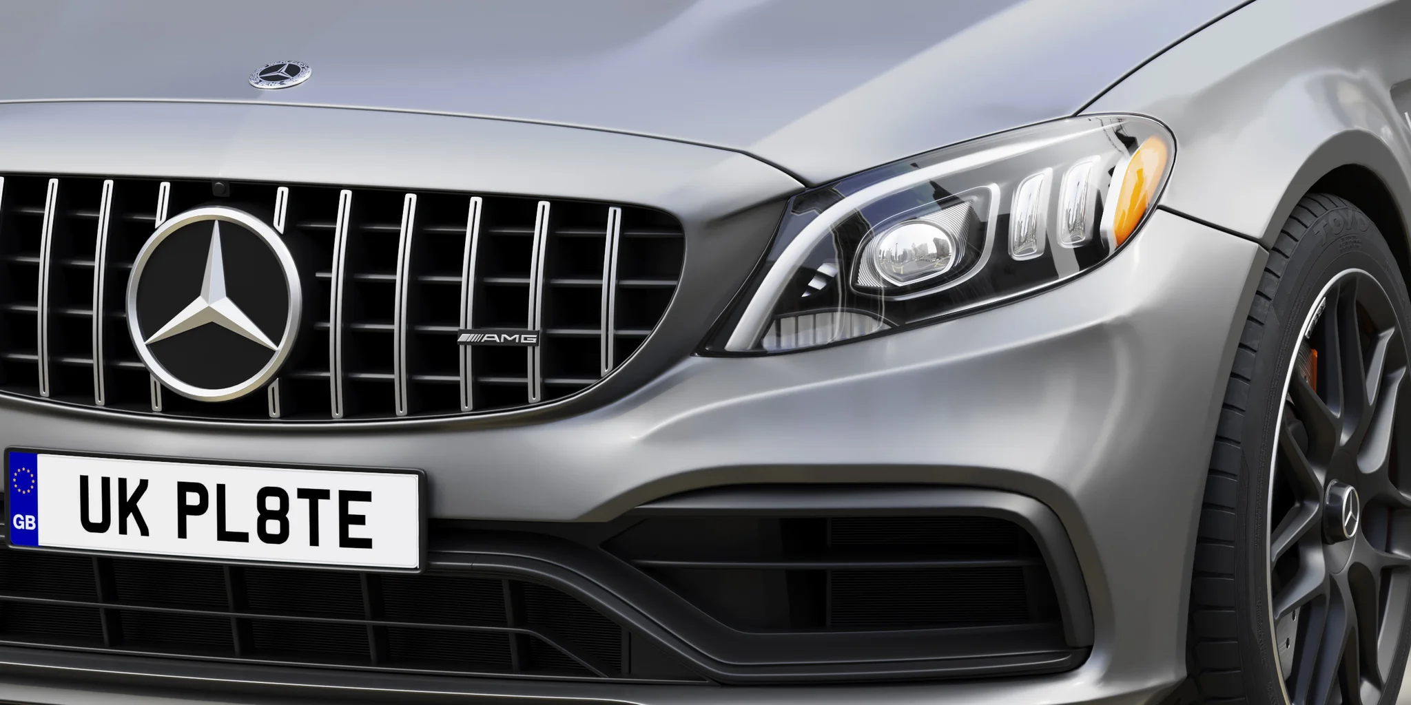 Mercedes Benz C63 Estate, 3D model preview 30