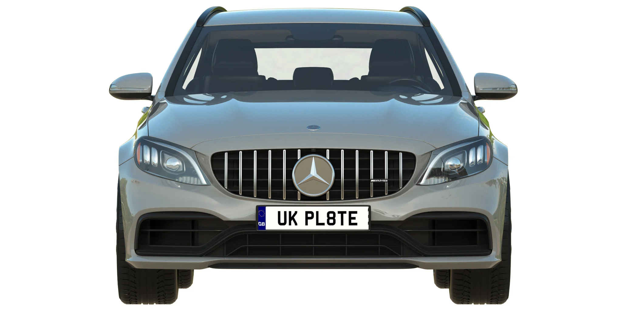 Mercedes Benz C63 Estate, 3D model preview 12