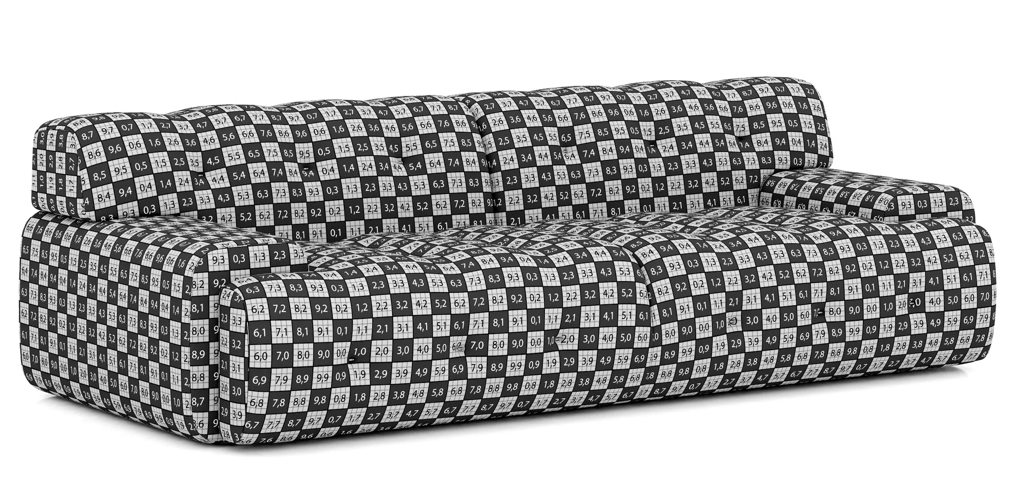 Roche Bobois Blogger Large 3 Seat Sofa — 3D model preview 11