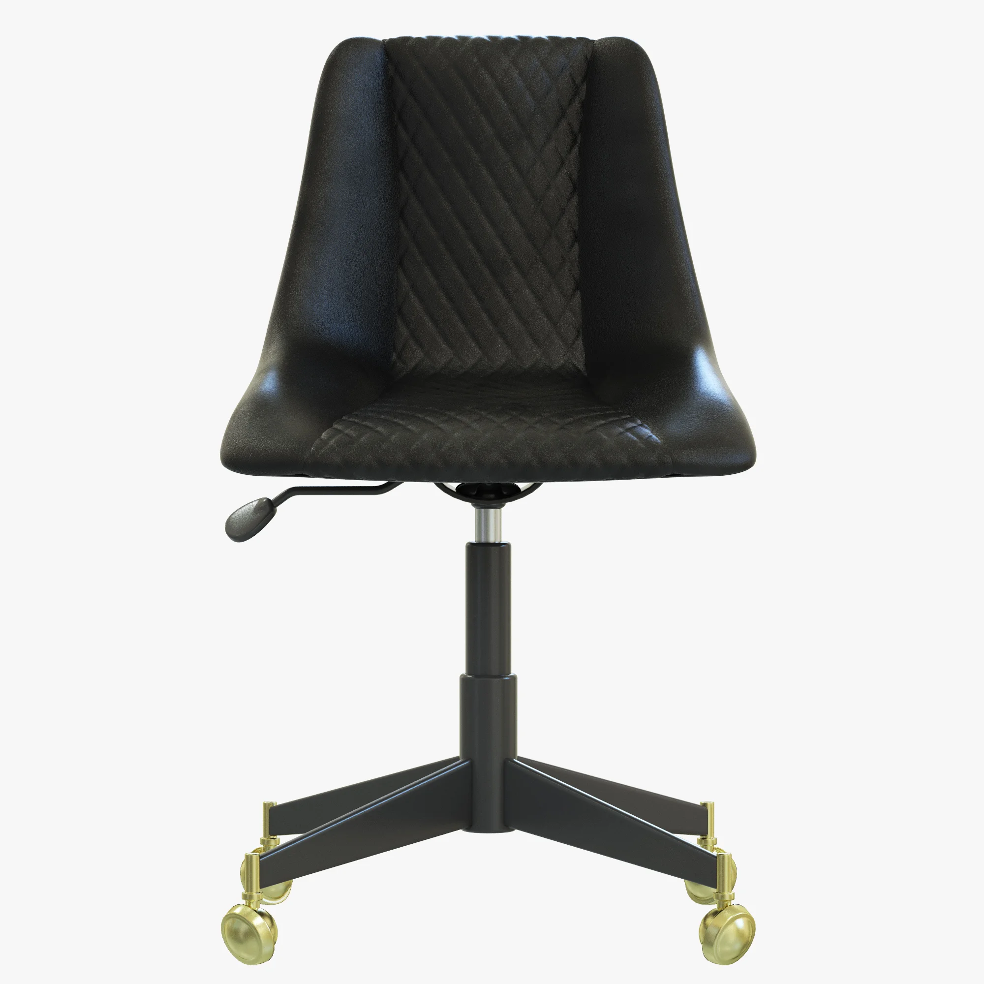 Restoration Hardware Bucket Seat Desk Chair — 3D model preview 2