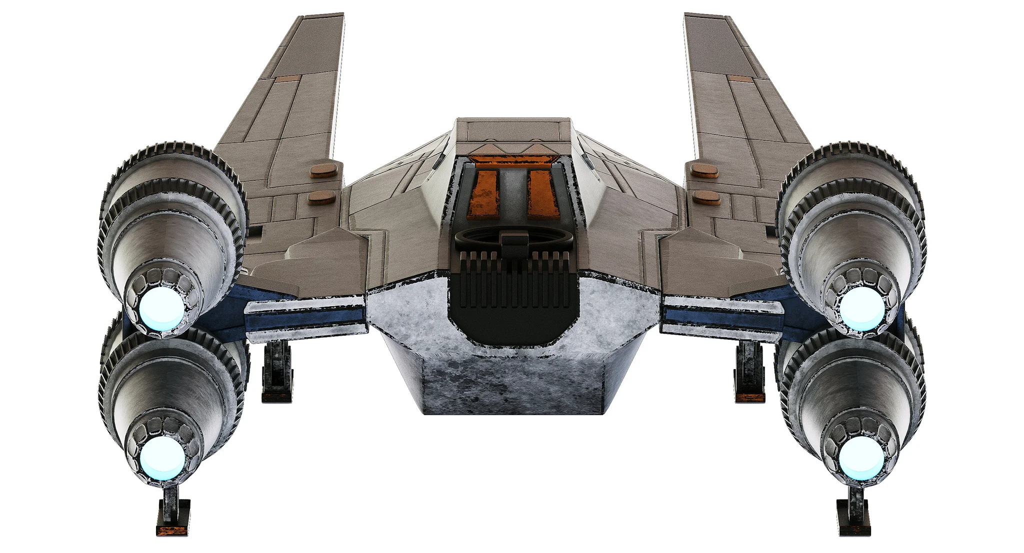 Star Wars U Wing — 3D model preview 1