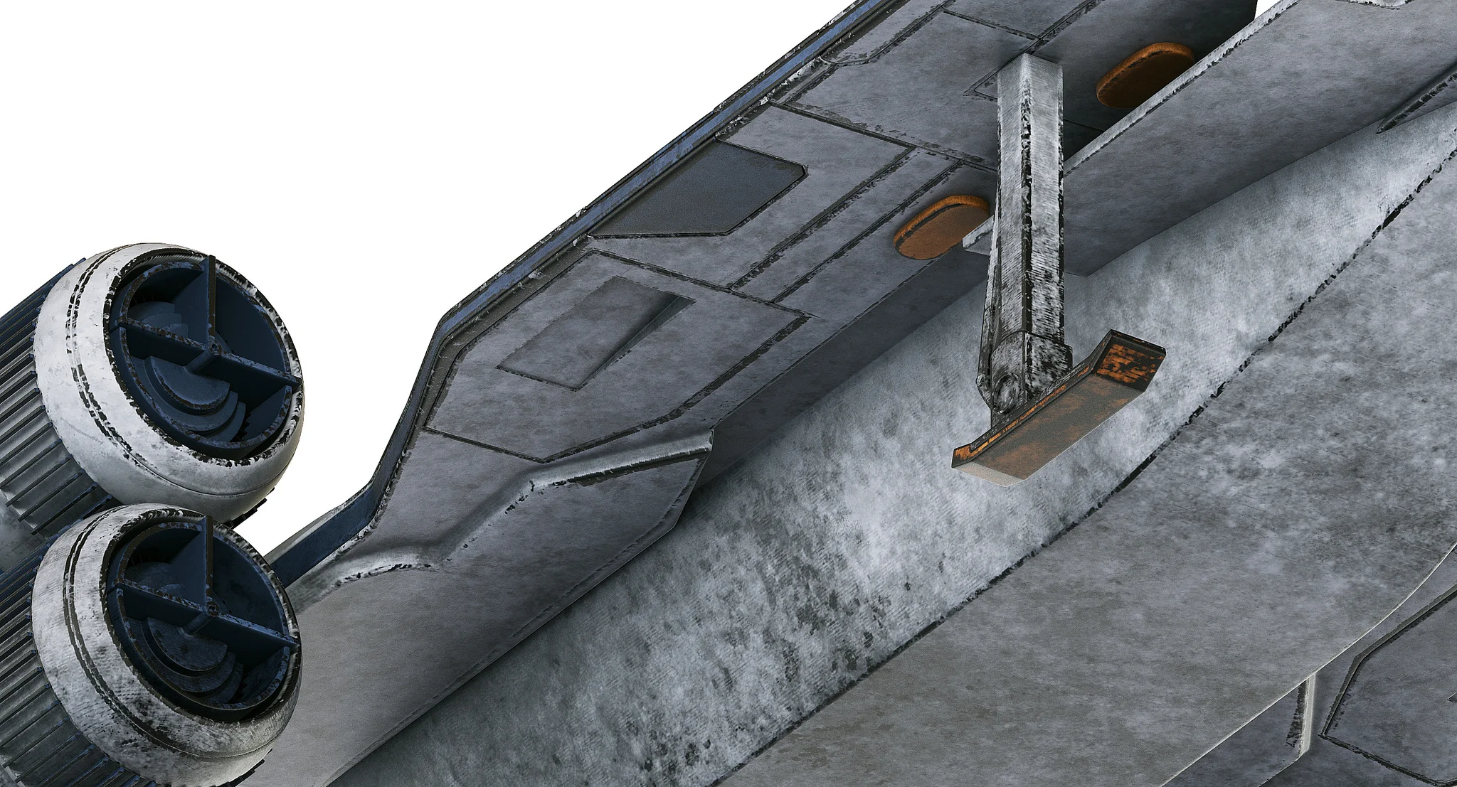 Star Wars U Wing — 3D model preview 2