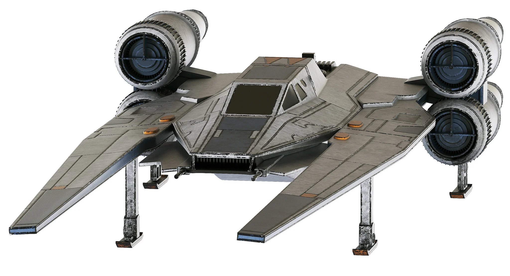 Star Wars U Wing — 3D model preview 4