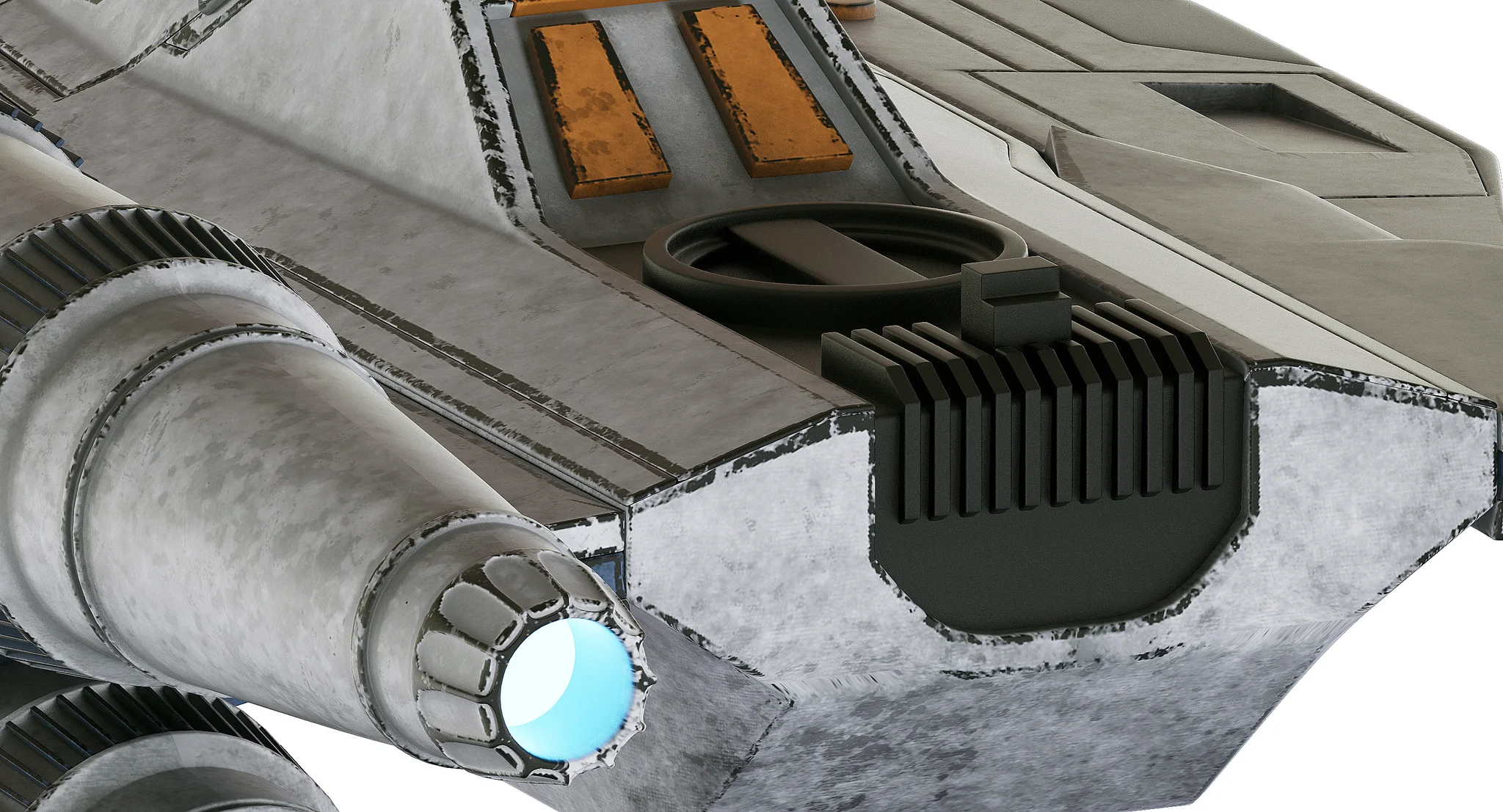 Star Wars U Wing — 3D model preview 8