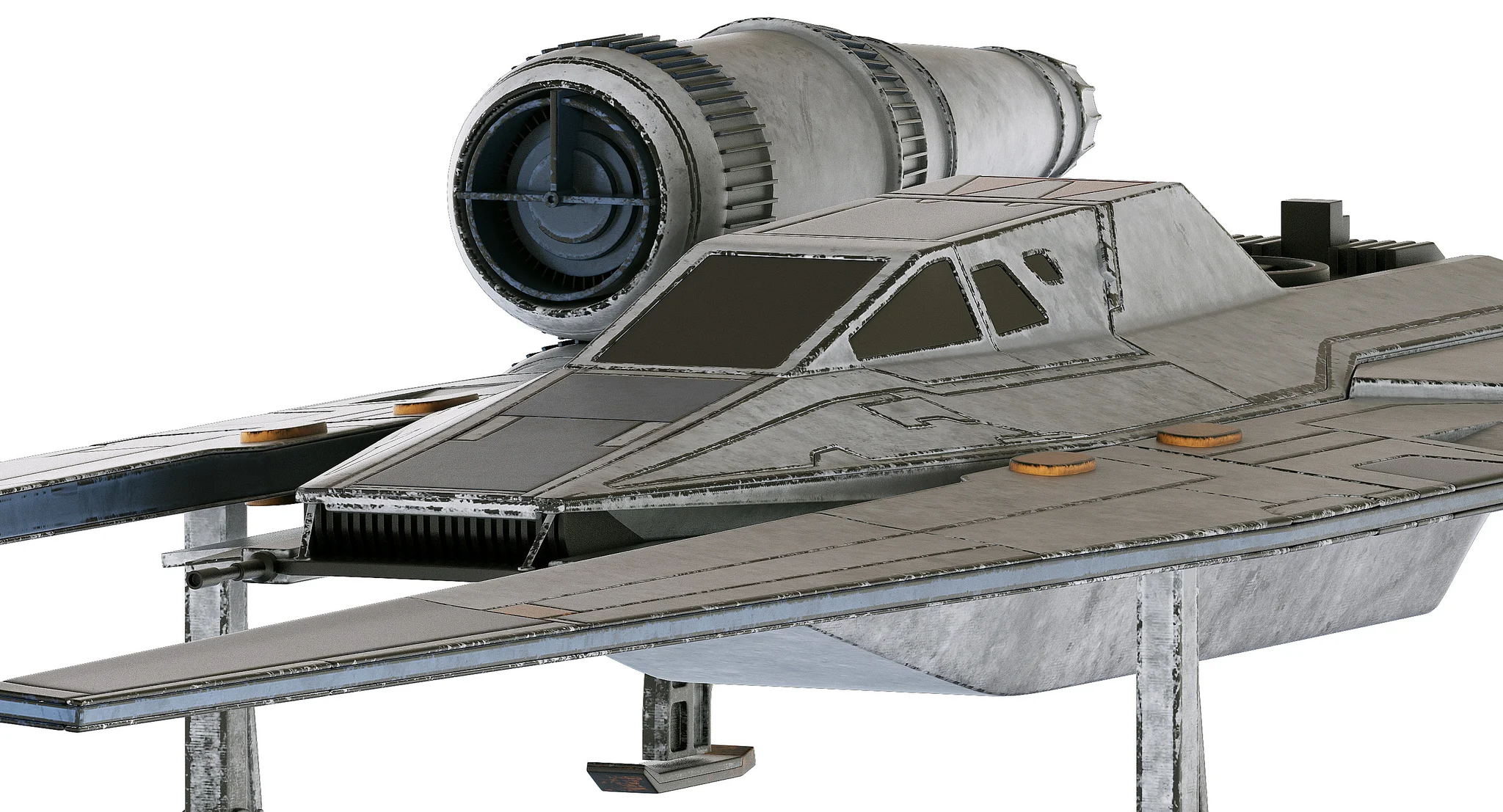 Star Wars U Wing — 3D model preview 17