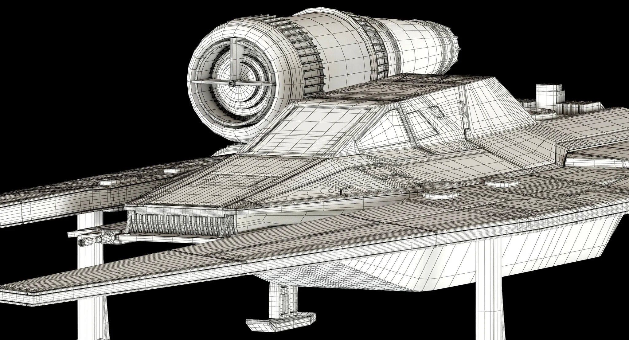 Star Wars U Wing — 3D model preview 18