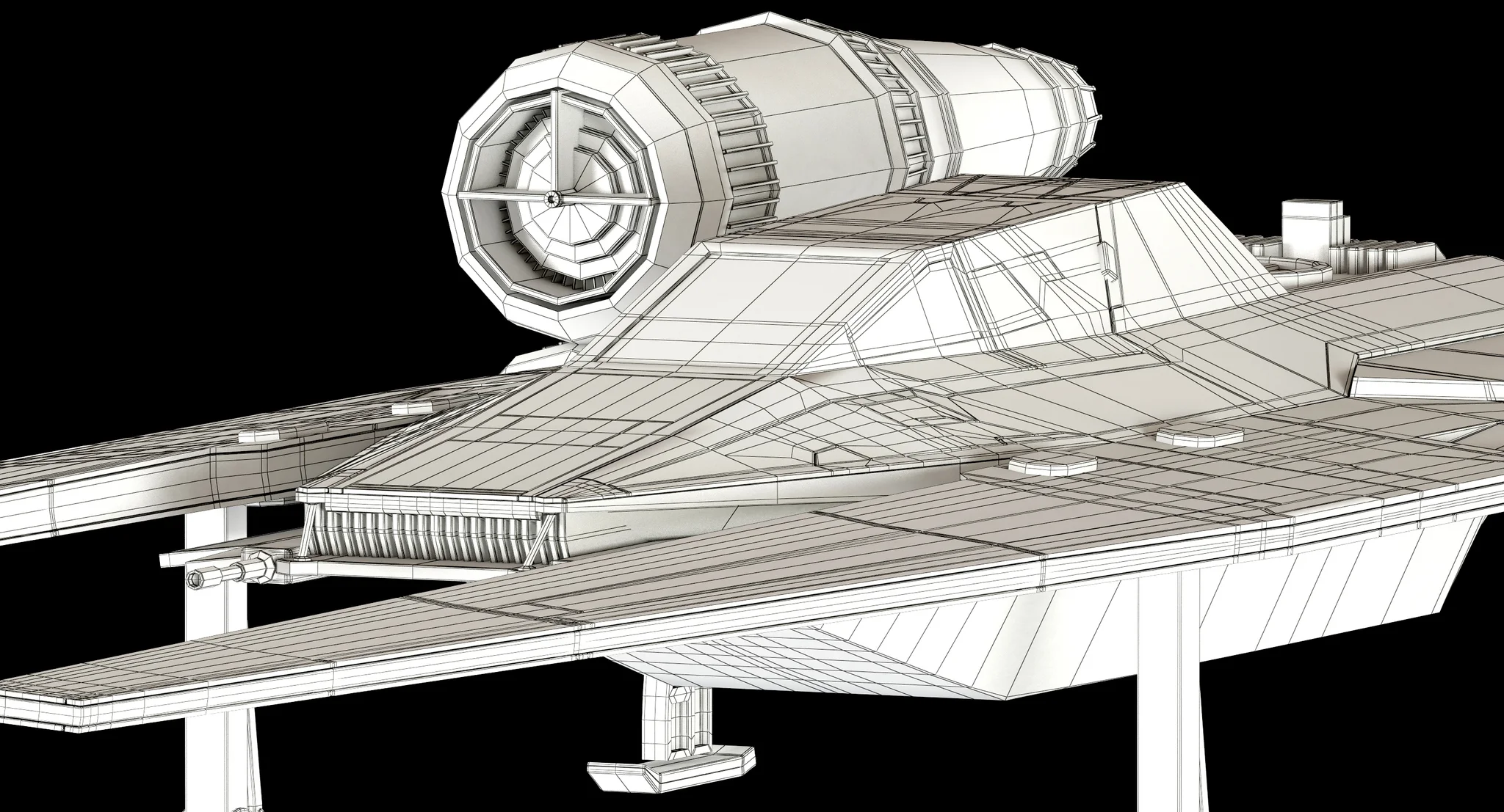 Star Wars U Wing — 3D model preview 19