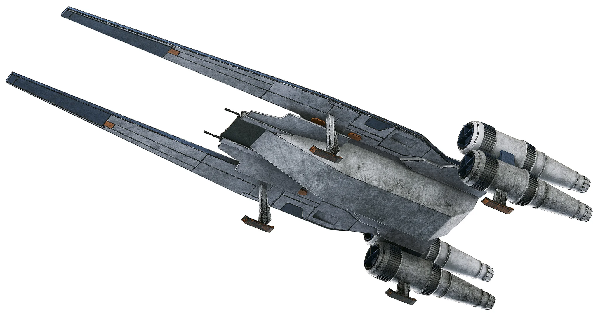 Star Wars U Wing — 3D model preview 22
