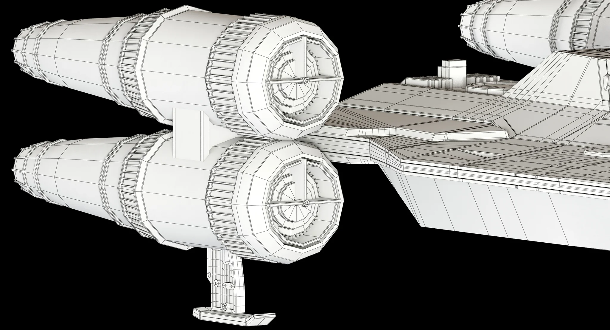 Star Wars U Wing — 3D model preview 27