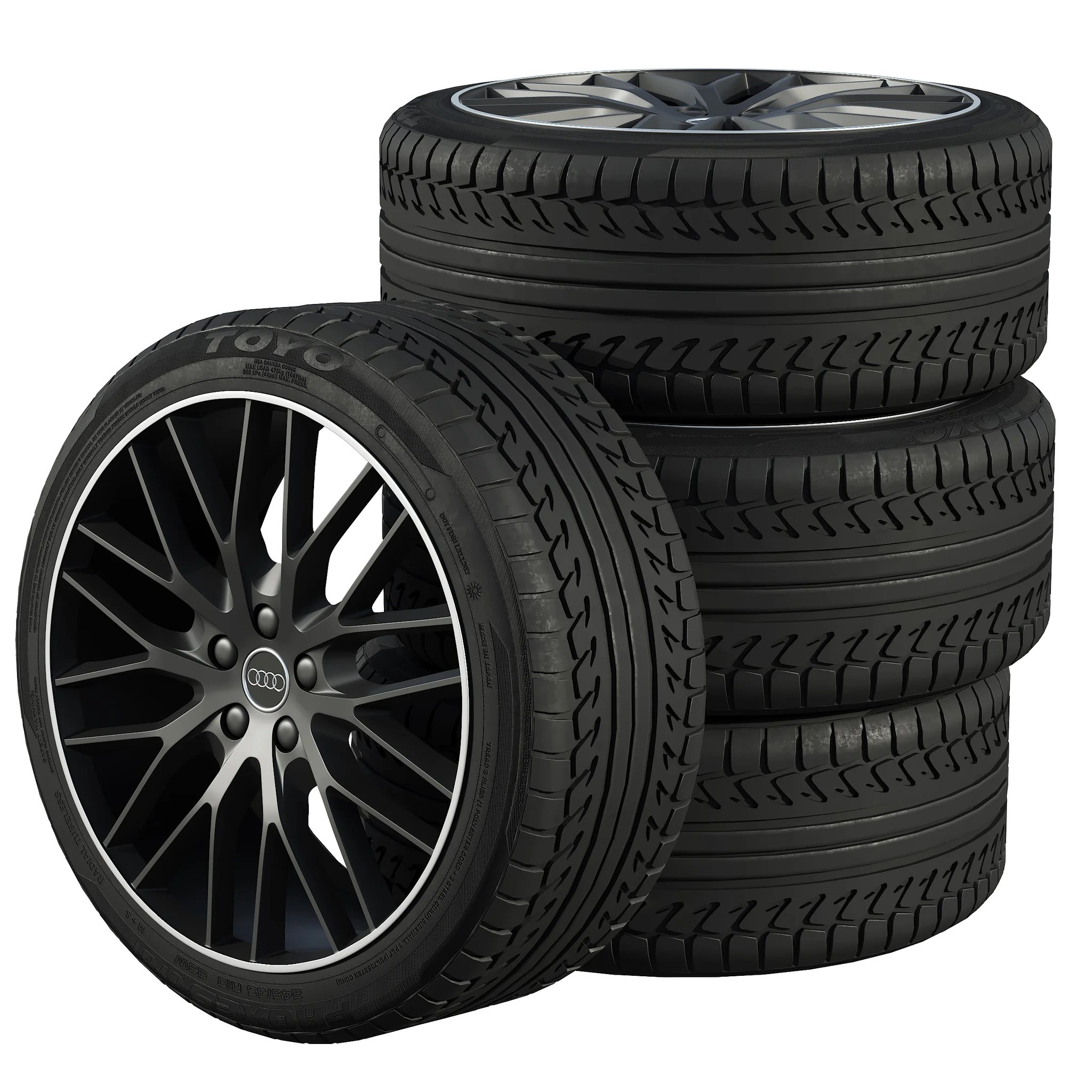 Audi Tires 5 — 3D model preview 2