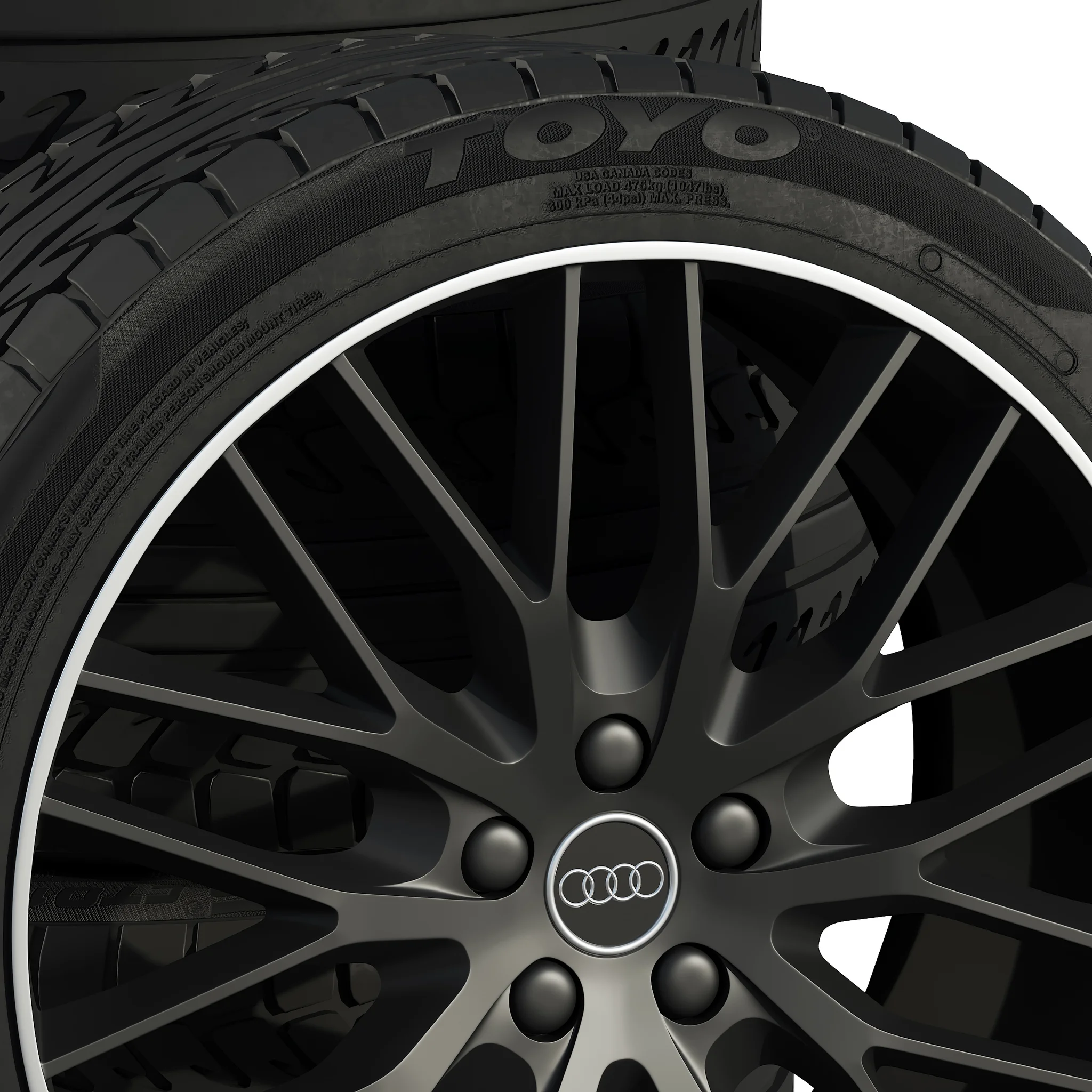 Audi Tires 5 — 3D model preview 4