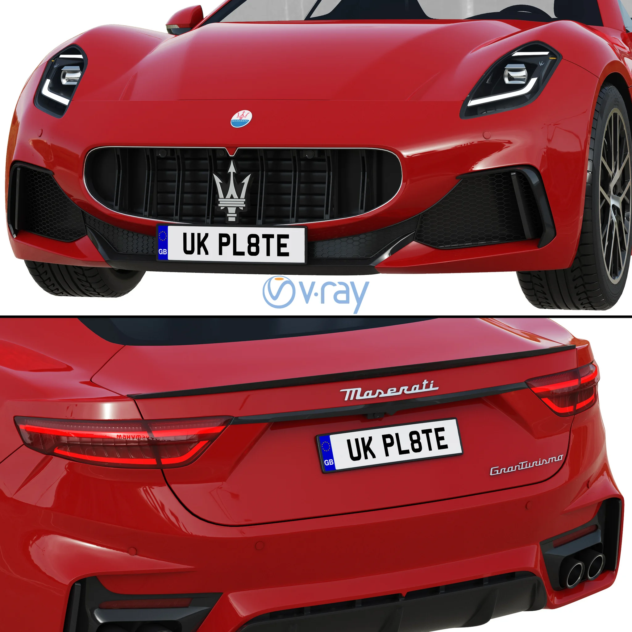 Maserati GranTurismo Trofeo, 3D model preview 5