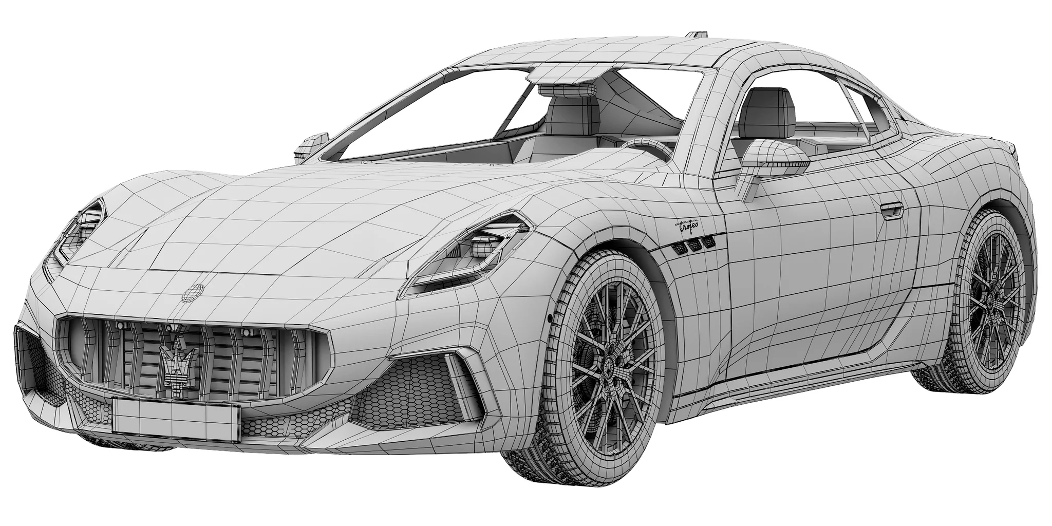 Maserati GranTurismo Trofeo, 3D model preview 12