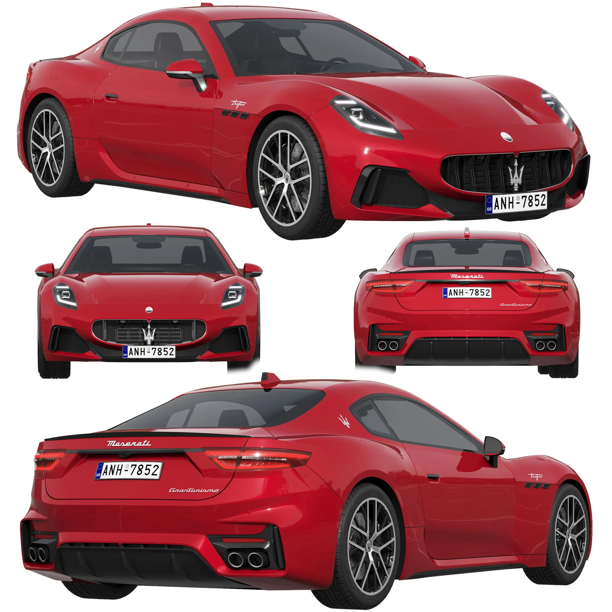 Maserati GranTurismo Trofeo, 3D model preview 16