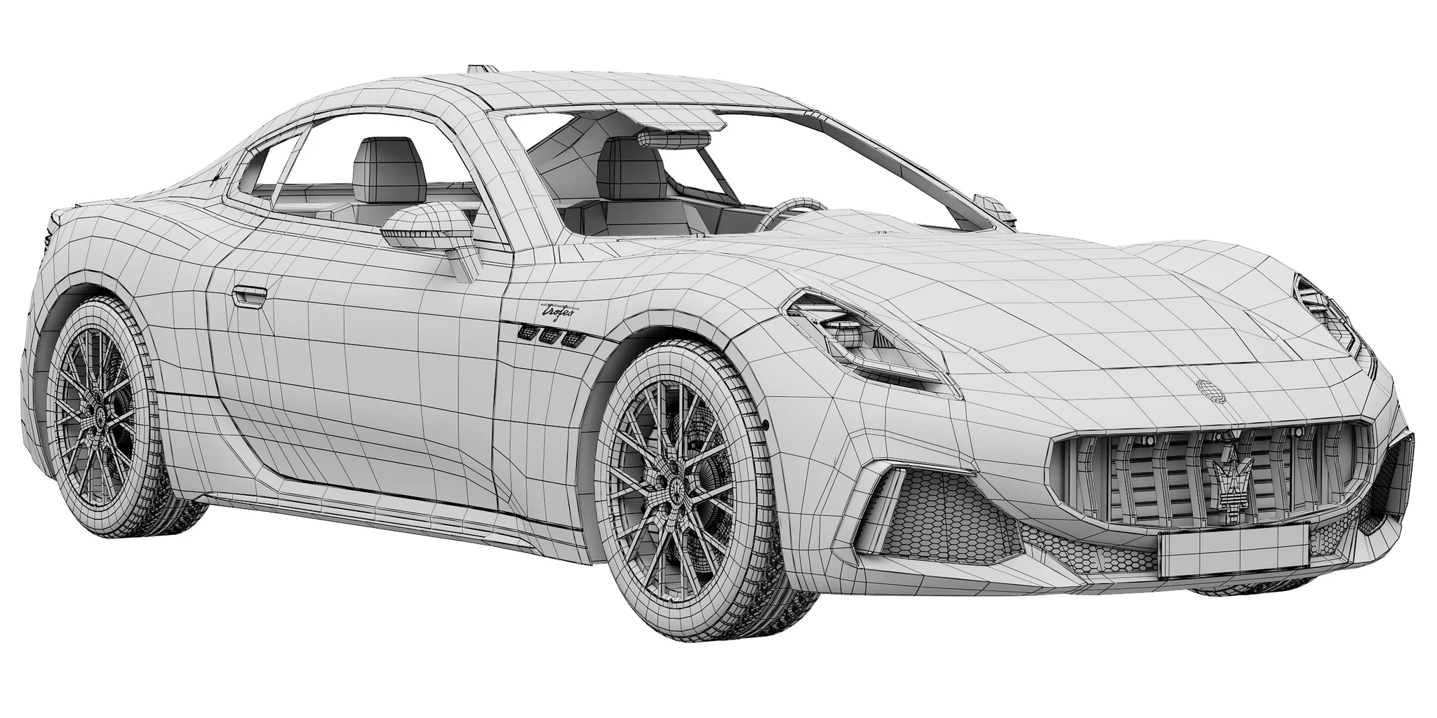 Maserati GranTurismo Trofeo, 3D model preview 17