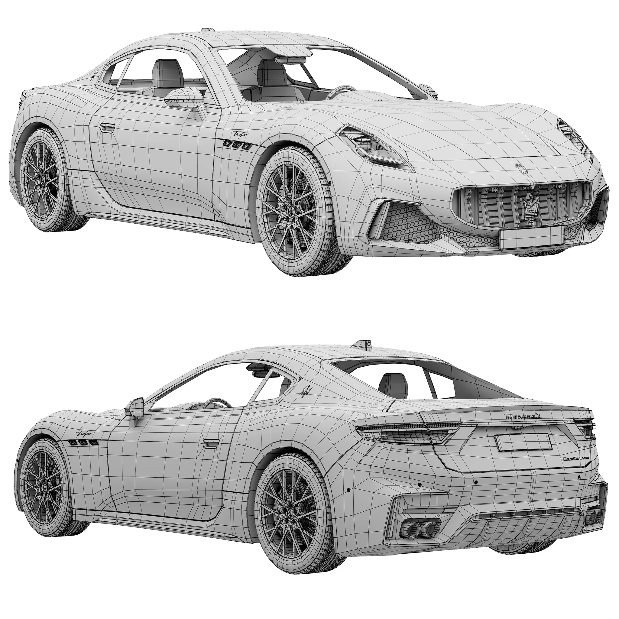 Maserati GranTurismo Trofeo, 3D model preview 18