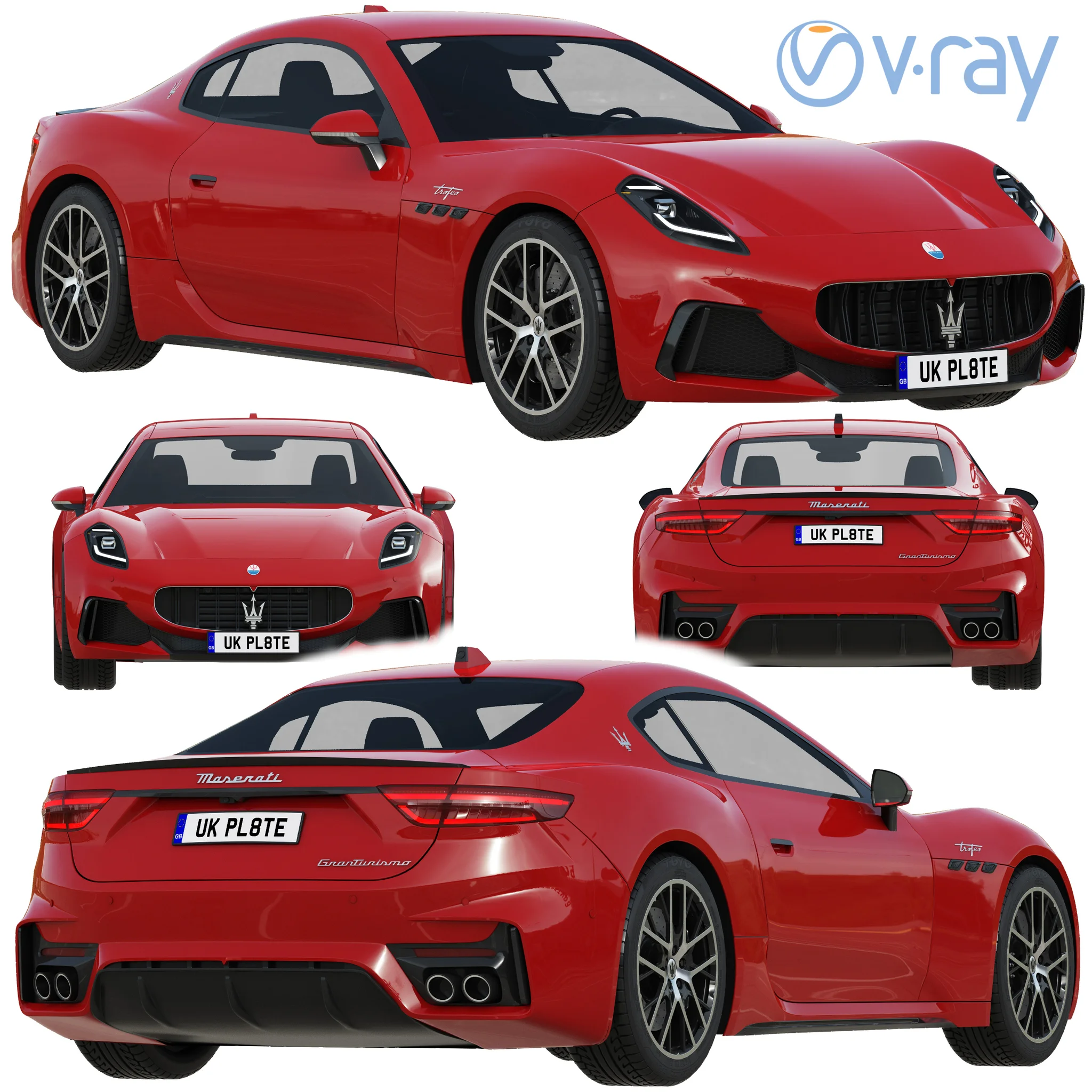 Maserati GranTurismo Trofeo, 3D model preview 20