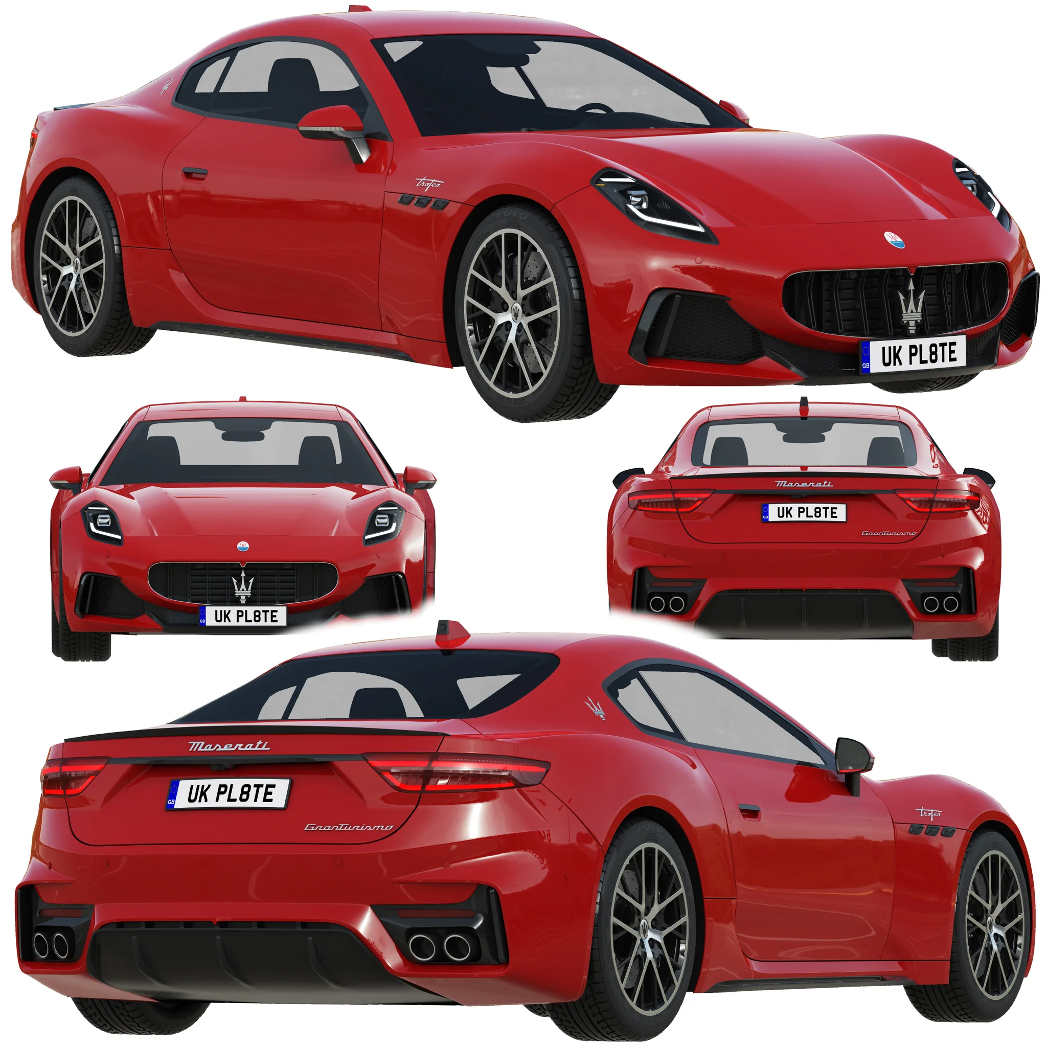 Maserati GranTurismo Trofeo, 3D model preview 21