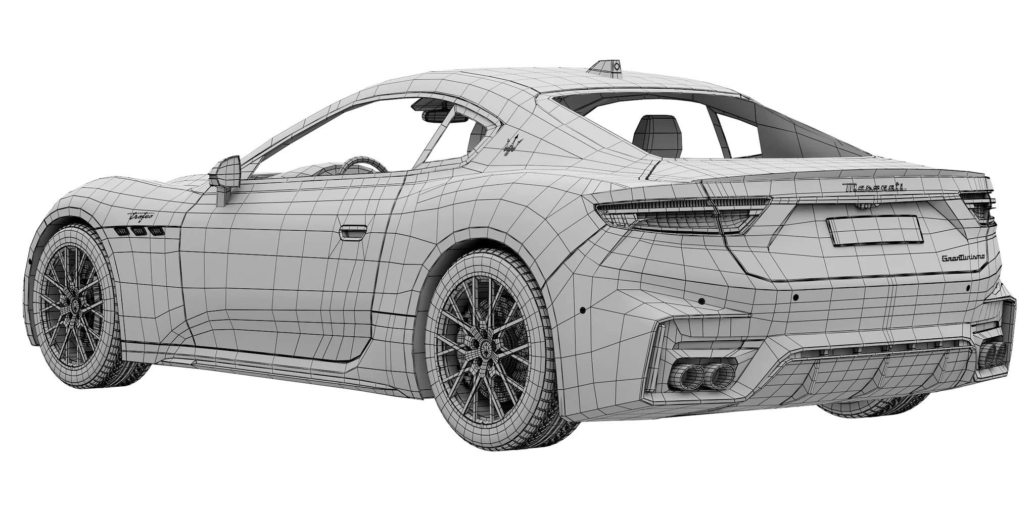 Maserati GranTurismo Trofeo, 3D model preview 23