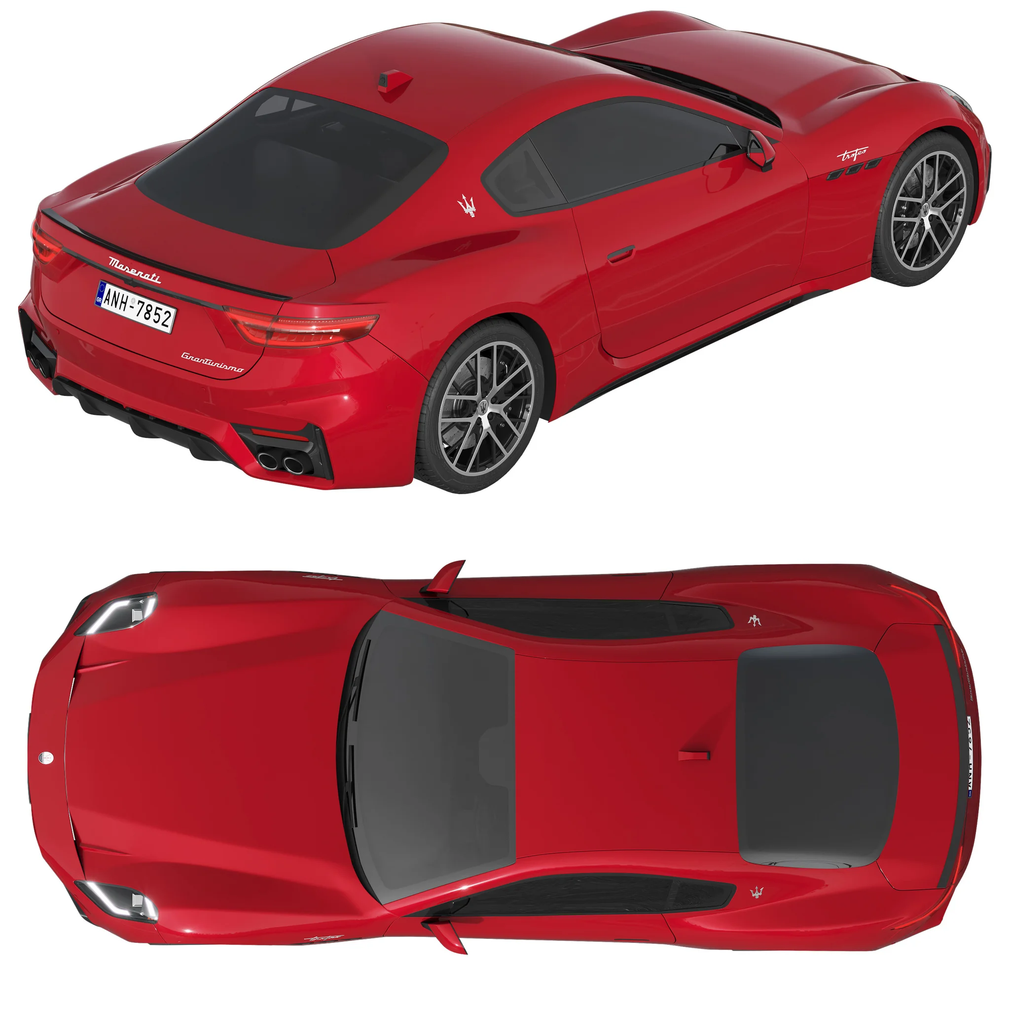 Maserati GranTurismo Trofeo, 3D model preview 35
