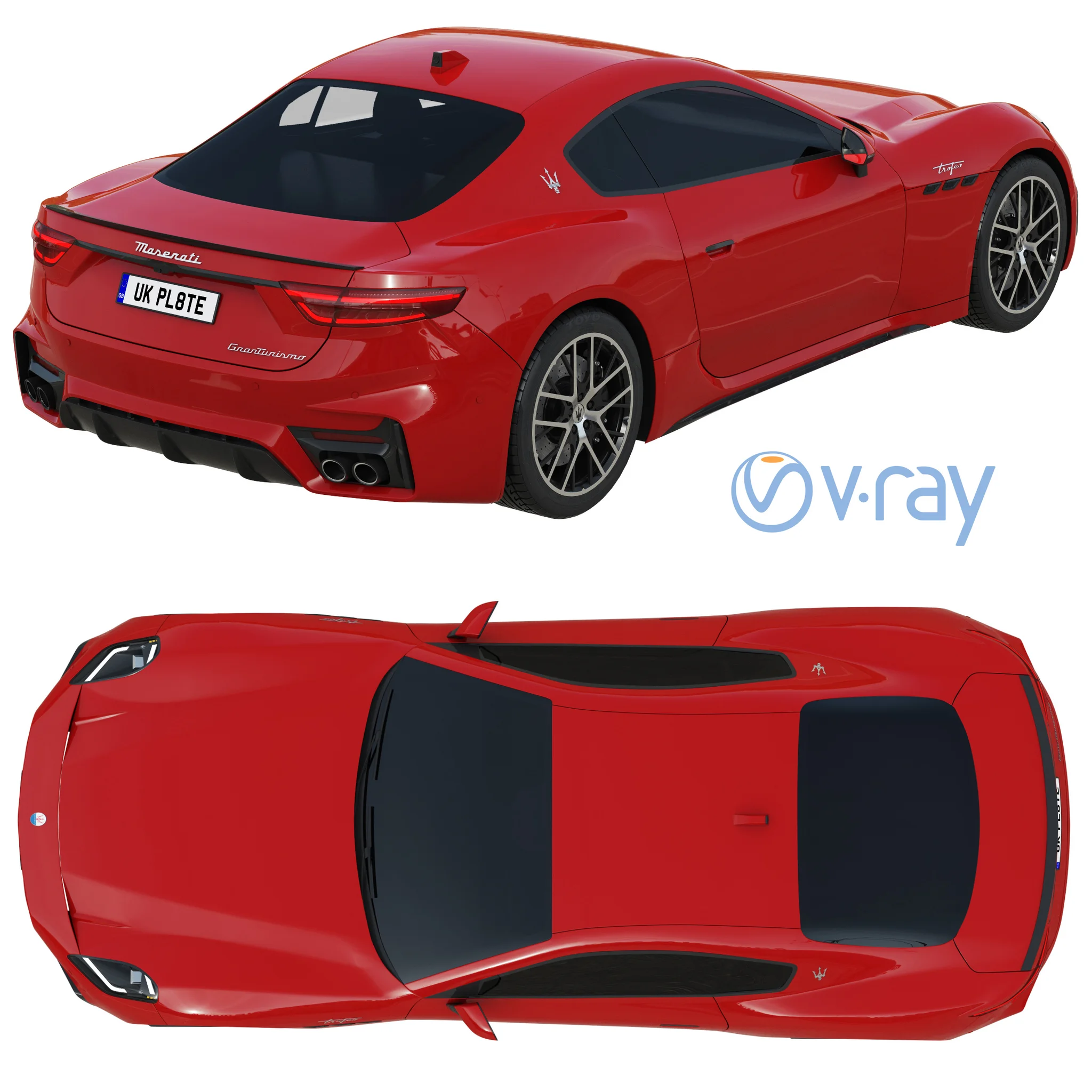 Maserati GranTurismo Trofeo, 3D model preview 38