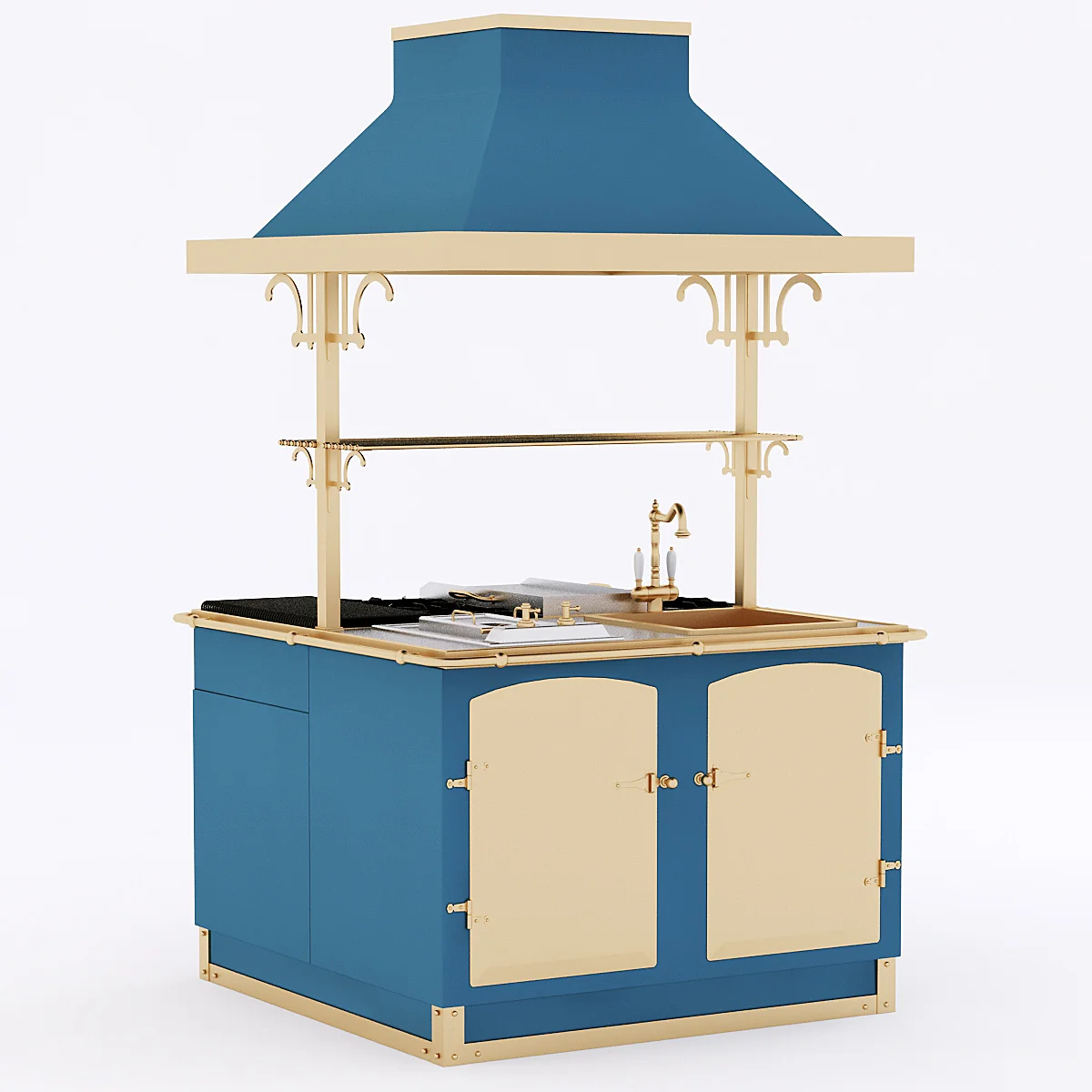 Restart ELG042 Cooking Block 120 Felix Royal — 3D model preview 6