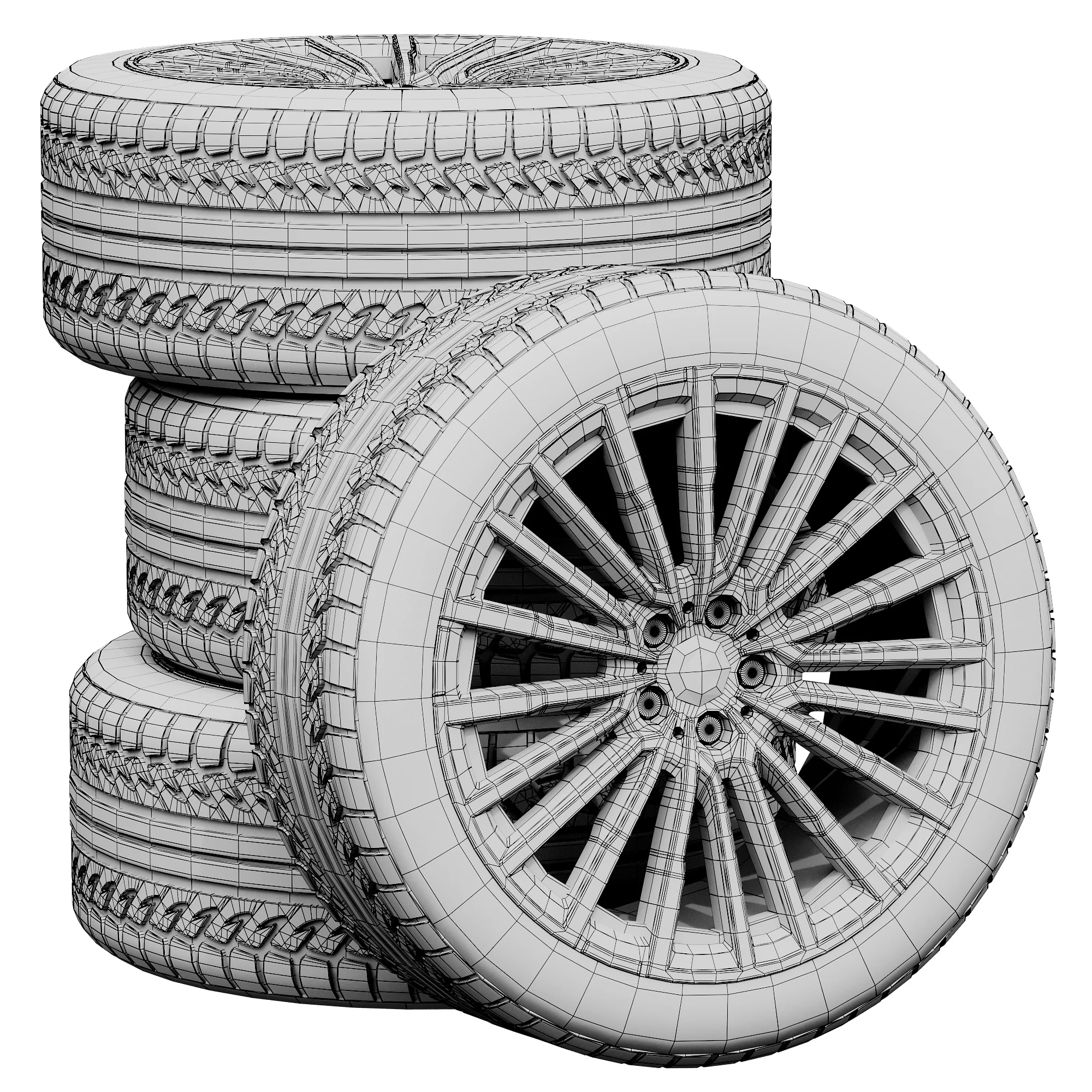 BMW Tires 3 — 3D model preview 1