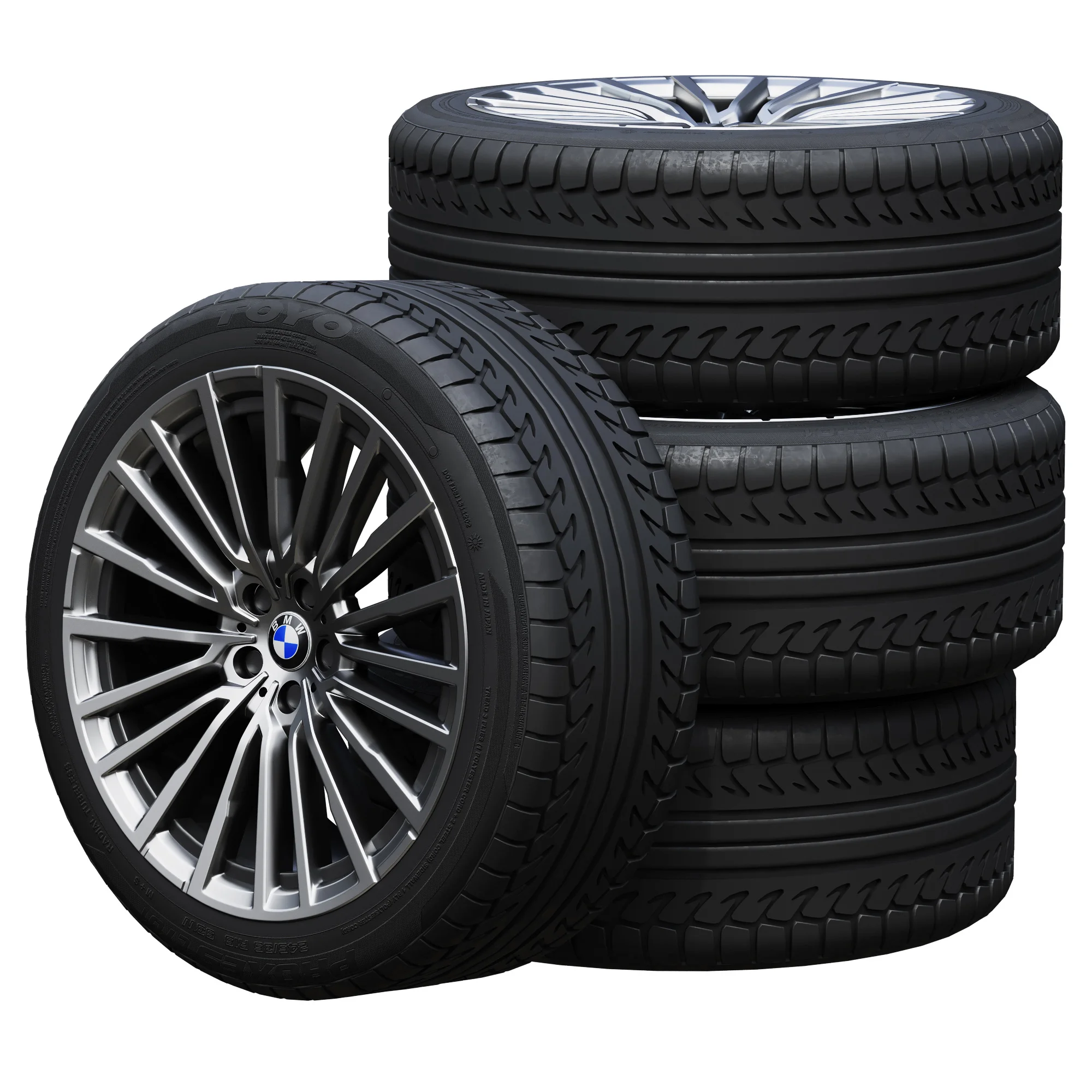 BMW Tires 3 — 3D model preview 2