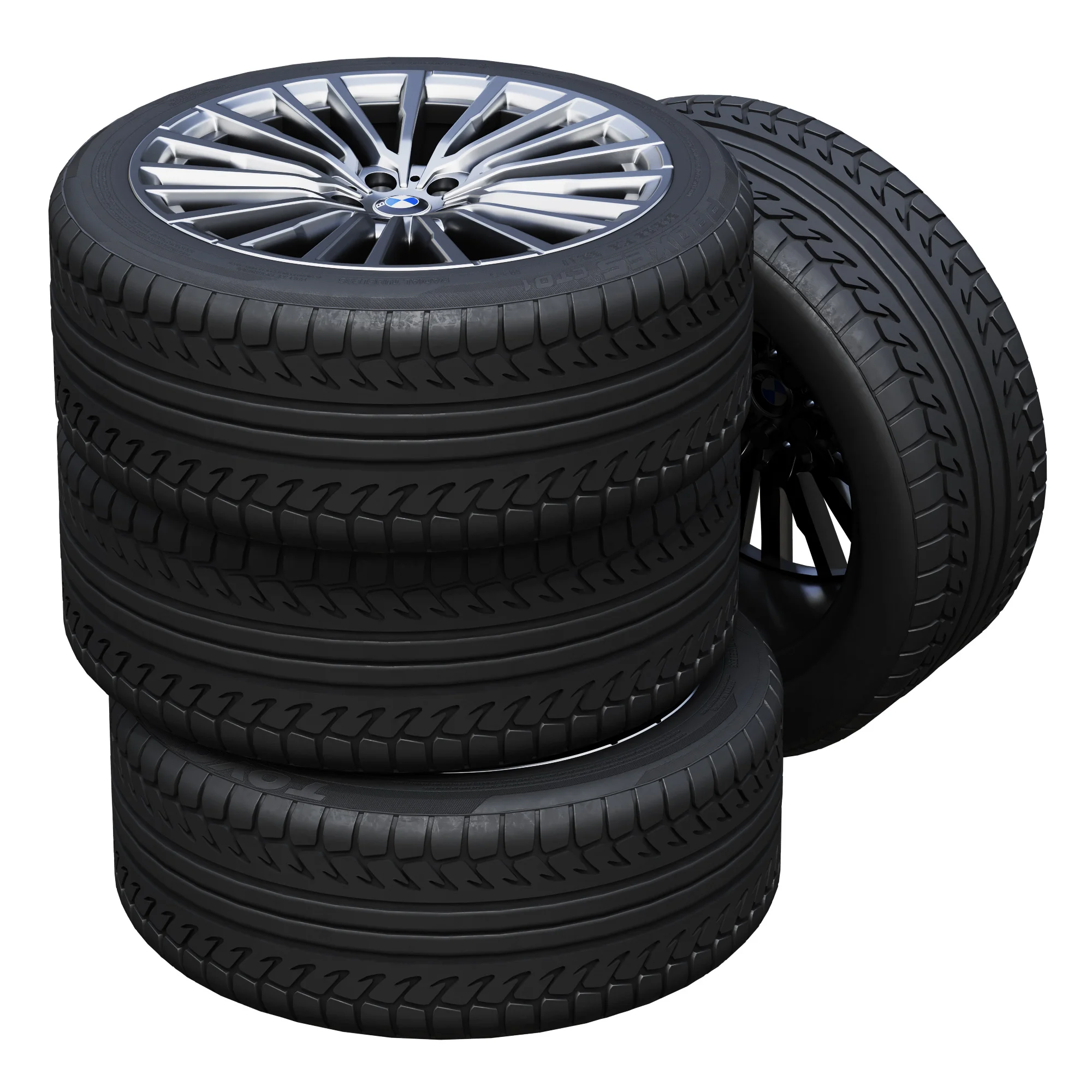 BMW Tires 3 — 3D model preview 3