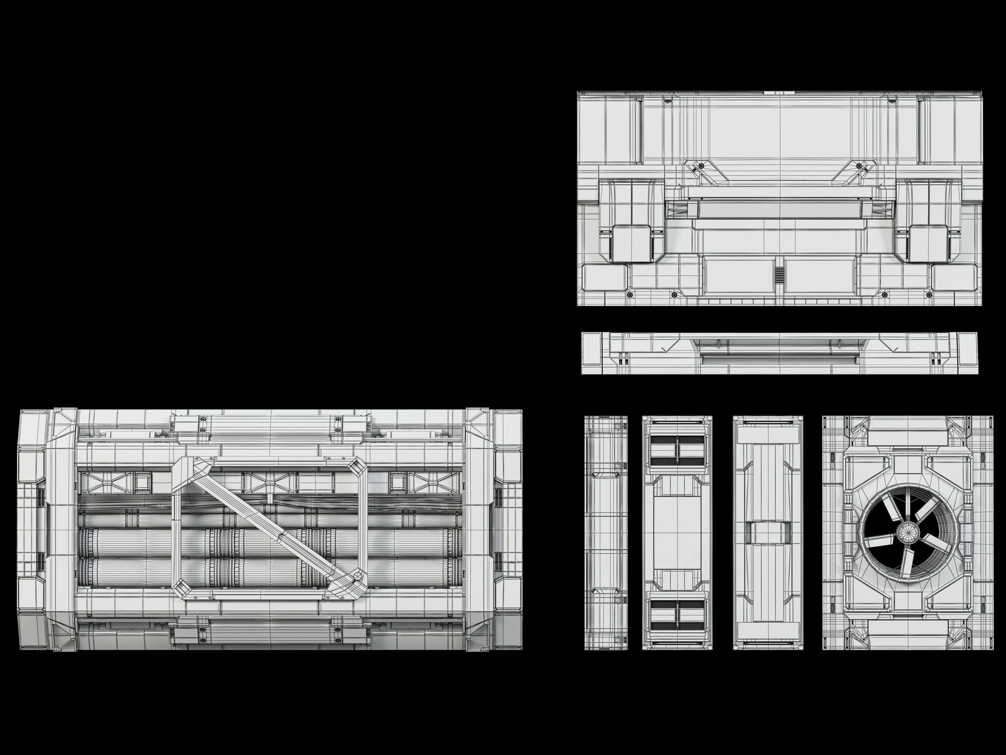 Sci Fi Builder Pack — 3D model preview 77