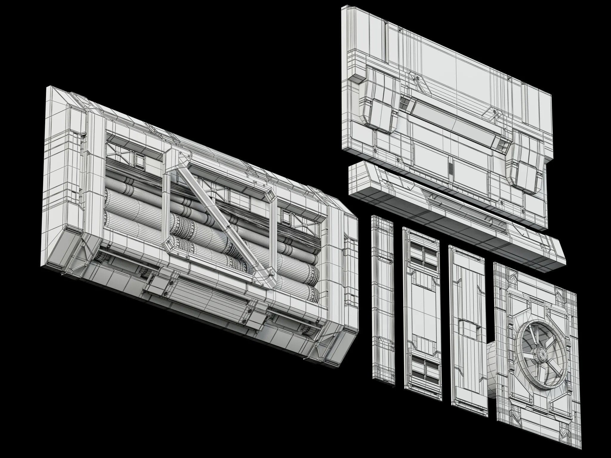 Sci Fi Builder Pack — 3D model preview 81