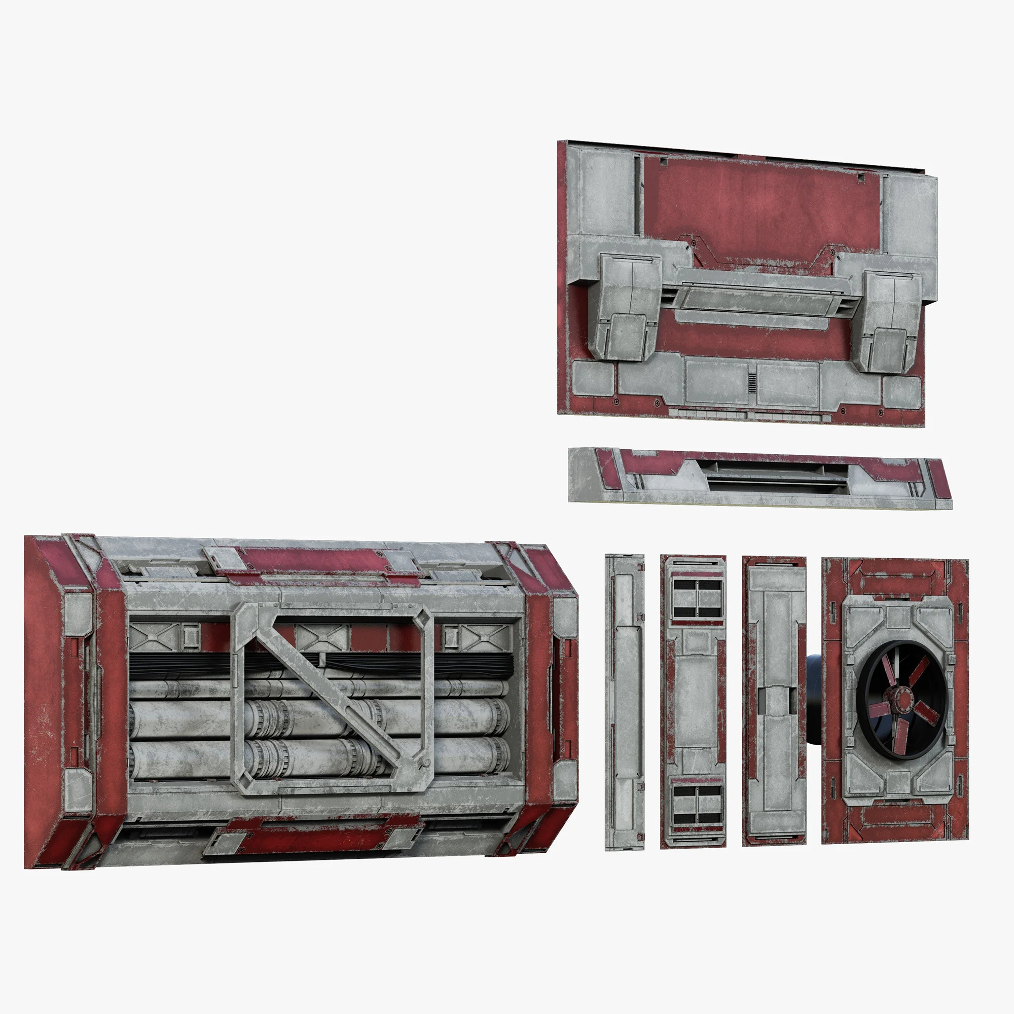Sci Fi Builder Pack — 3D model preview 86