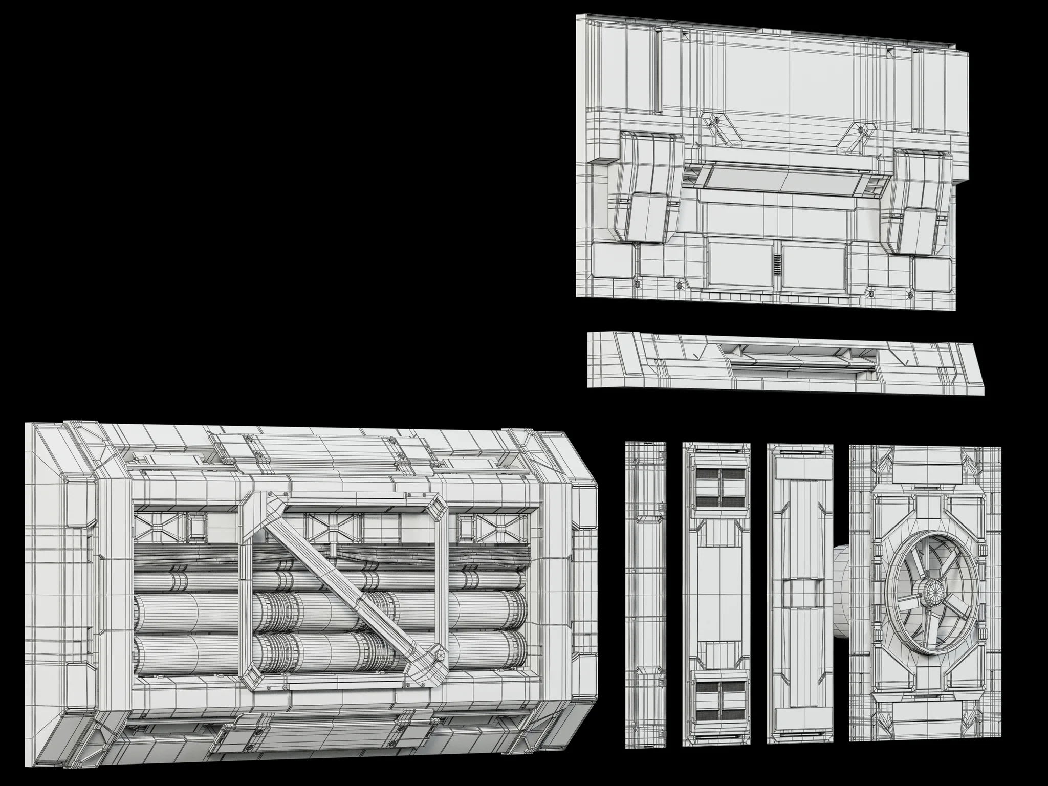 Sci Fi Builder Pack — 3D model preview 87