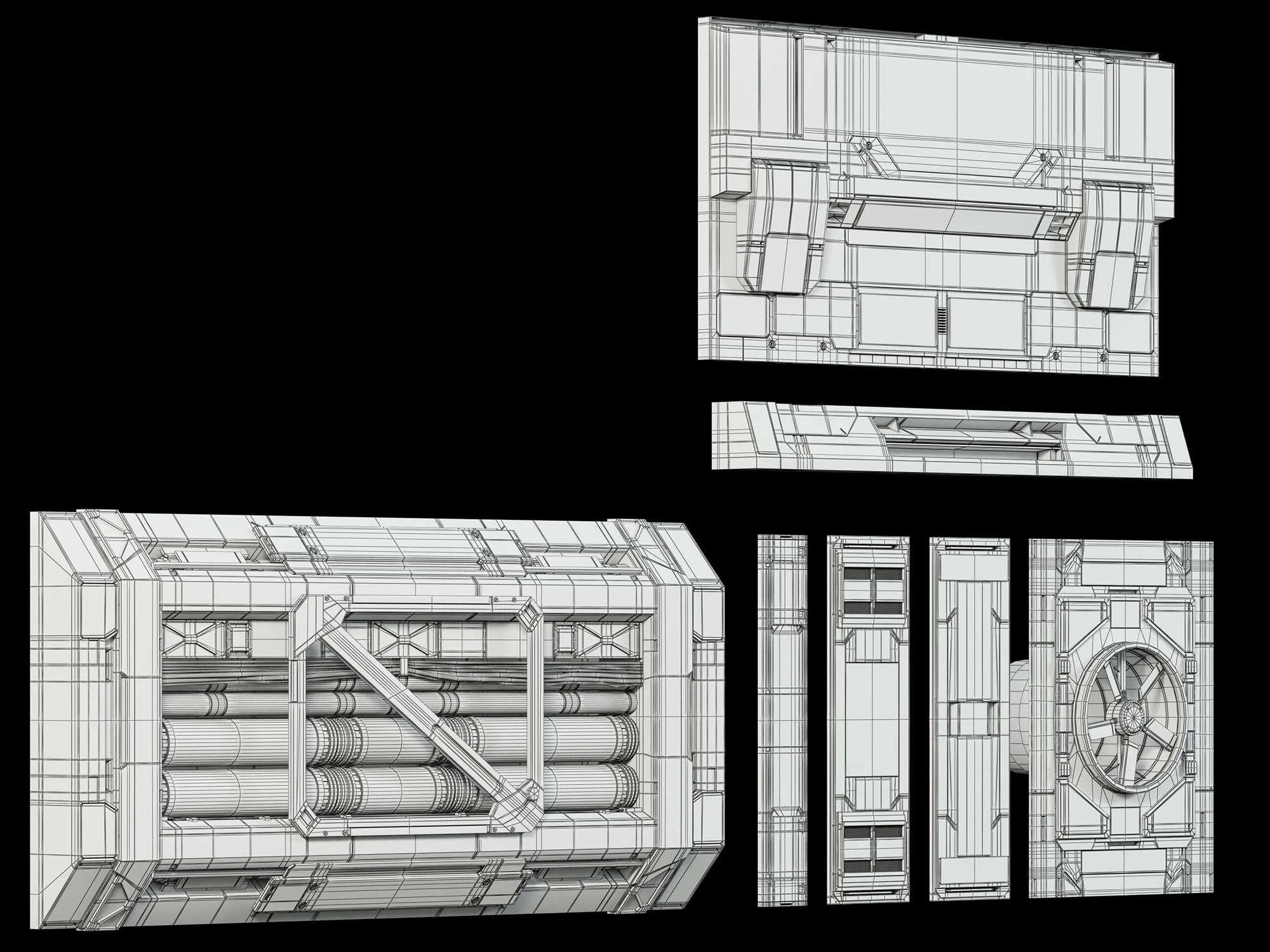 Sci Fi Builder Pack — 3D model preview 88