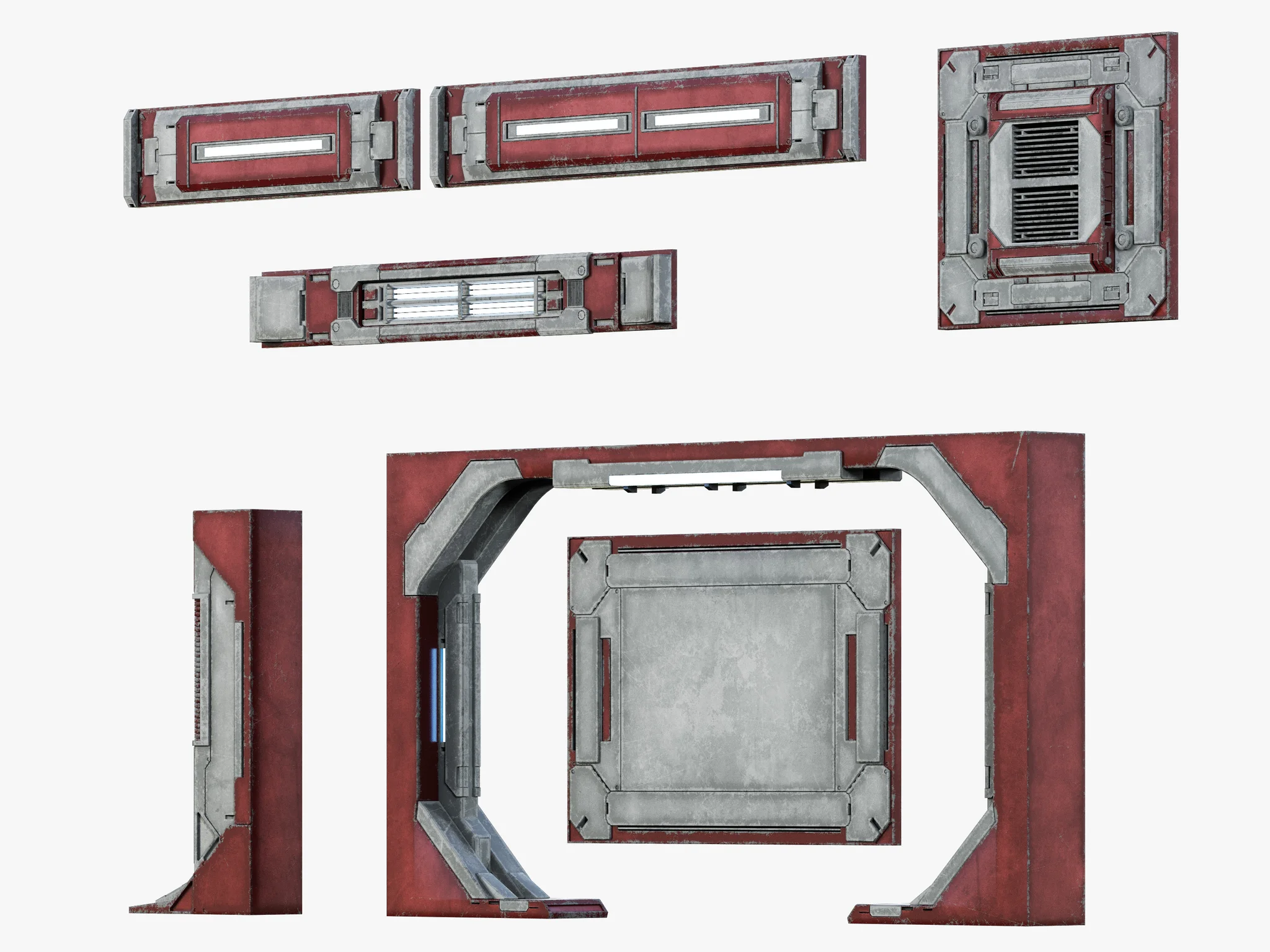 Sci Fi Builder Pack — 3D model preview 100