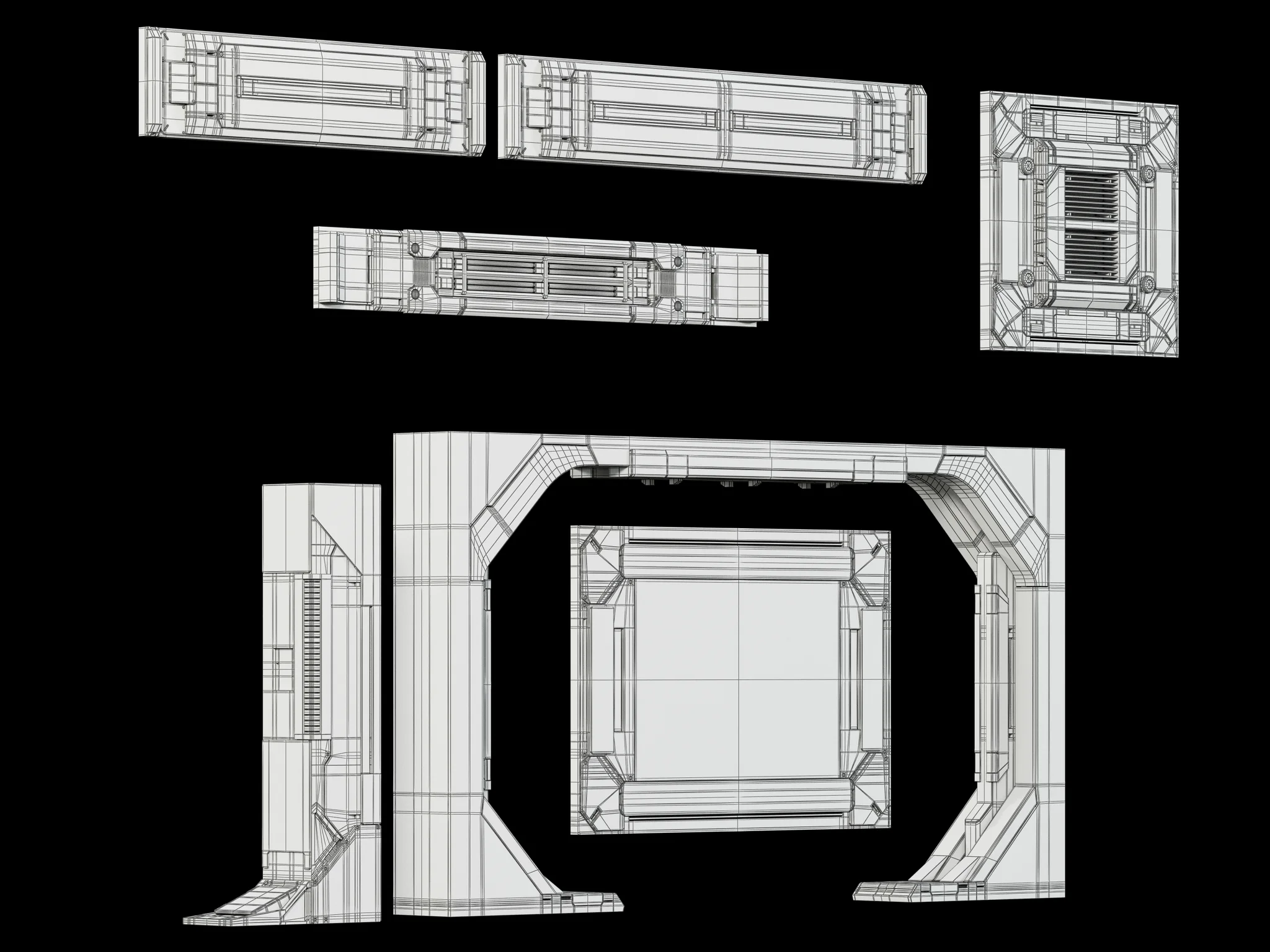 Sci Fi Builder Pack — 3D model preview 107