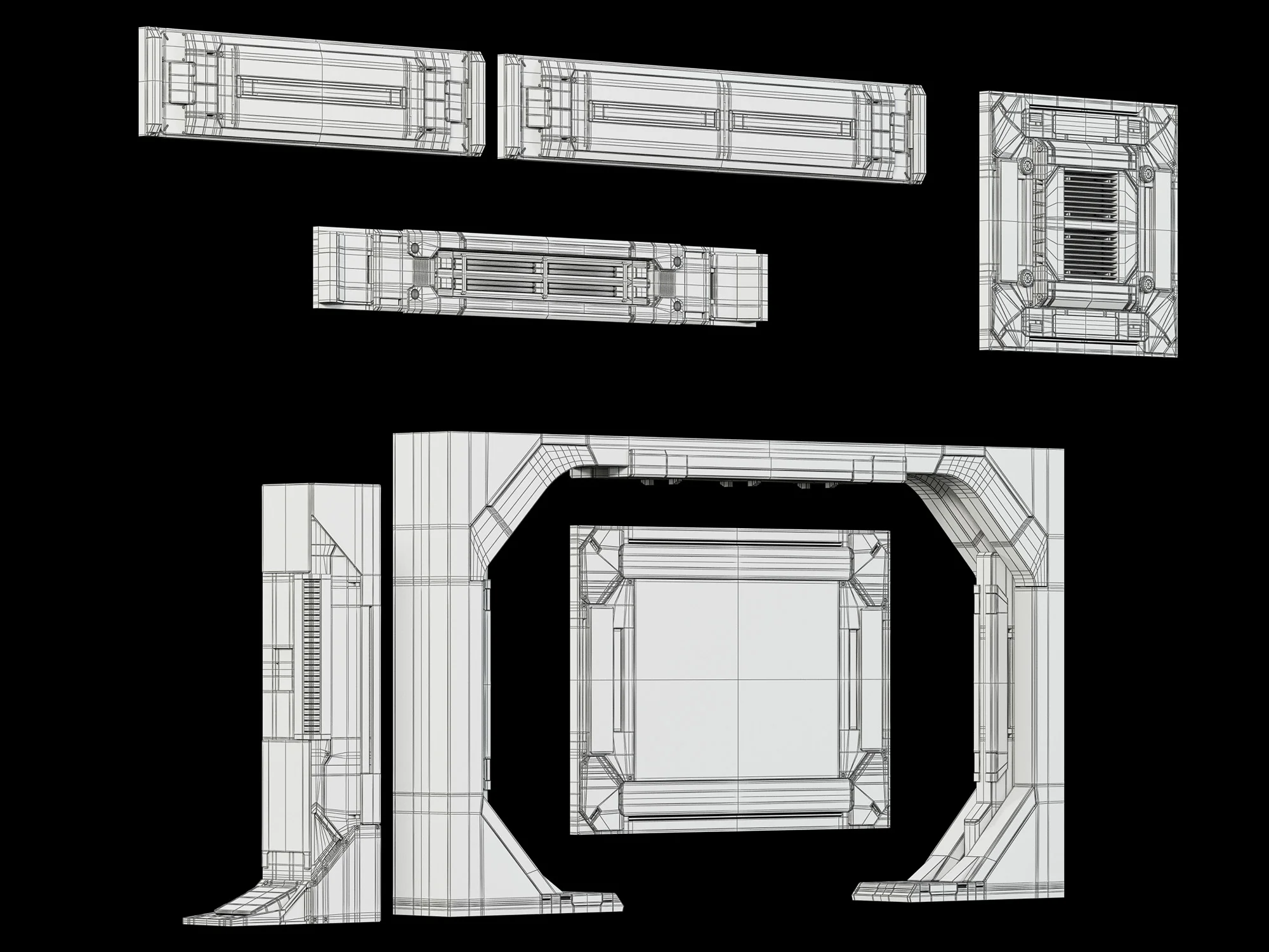 Sci Fi Builder Pack — 3D model preview 108