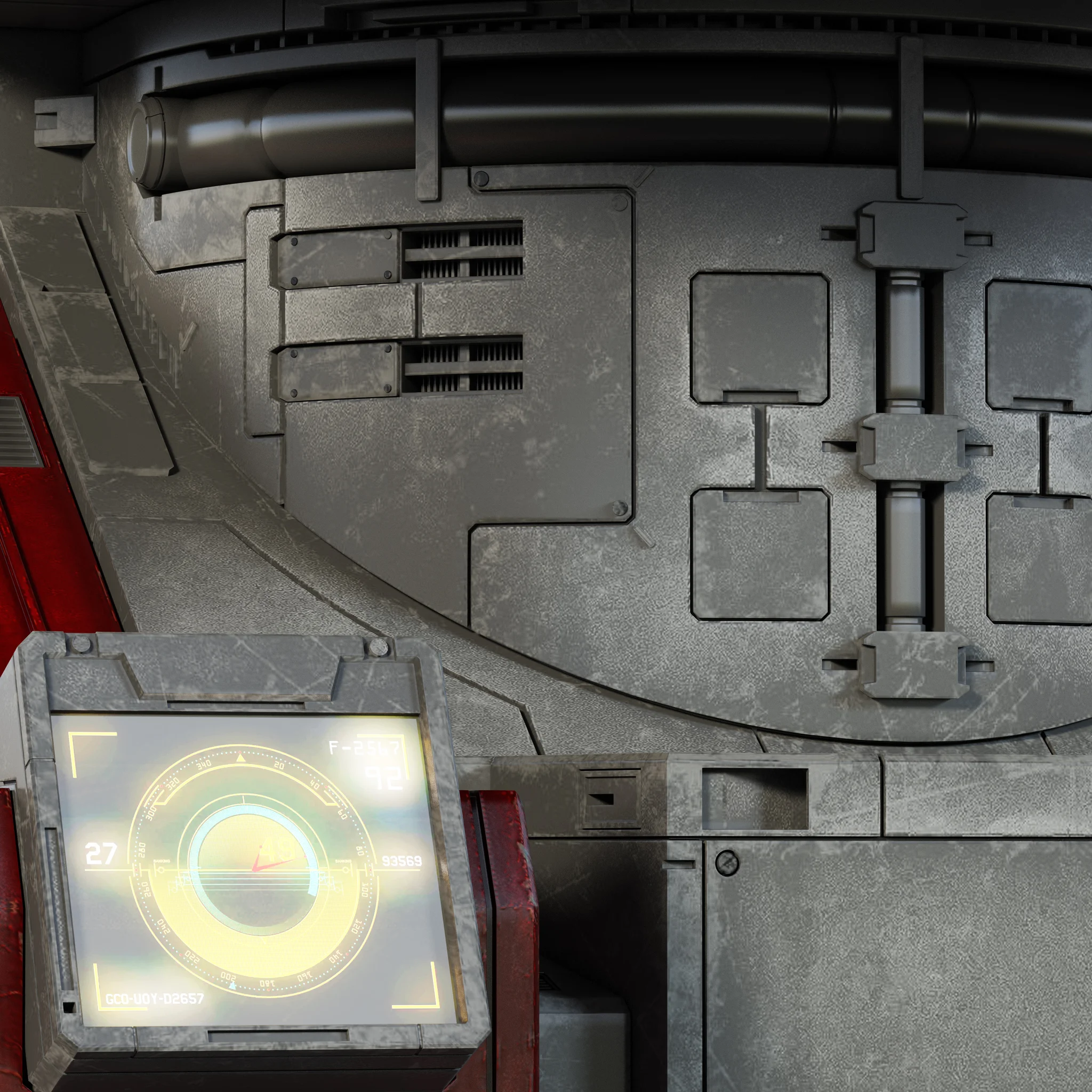 Sci Fi Builder Pack — 3D model preview 128