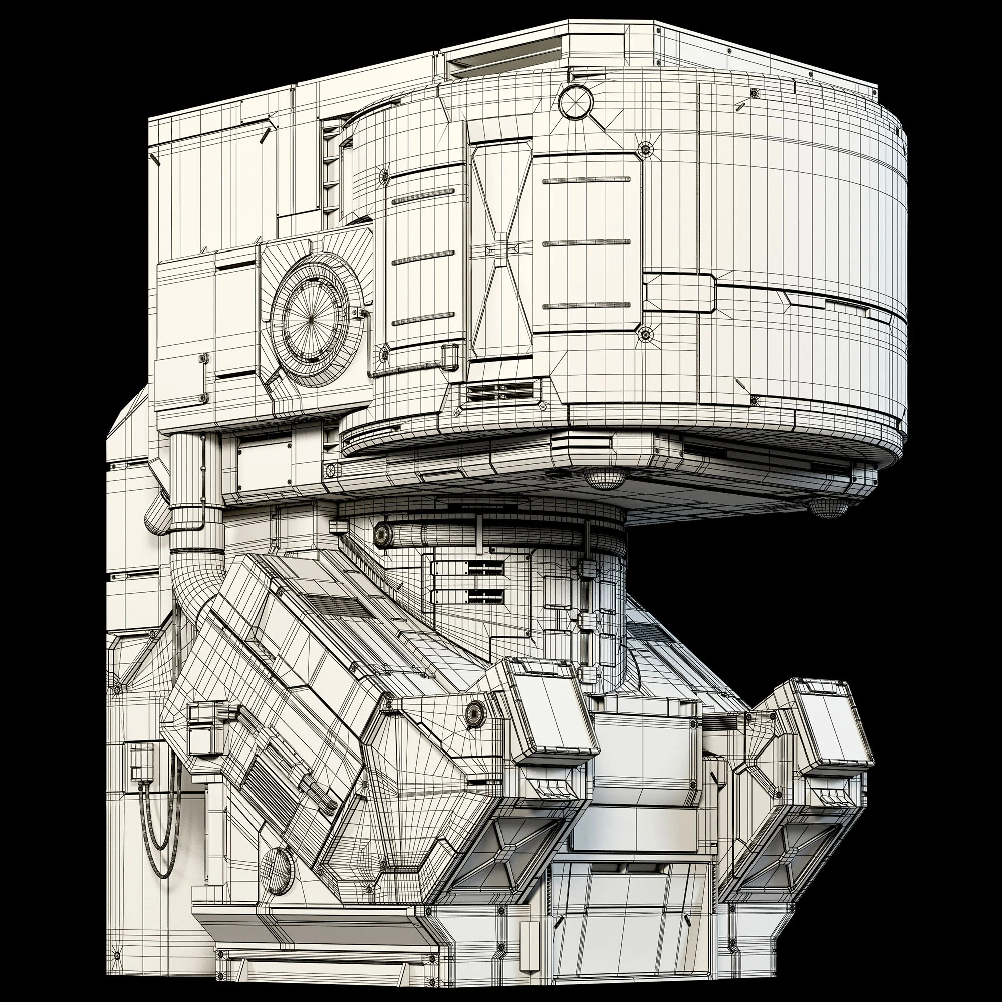 Sci Fi Builder Pack — 3D model preview 136