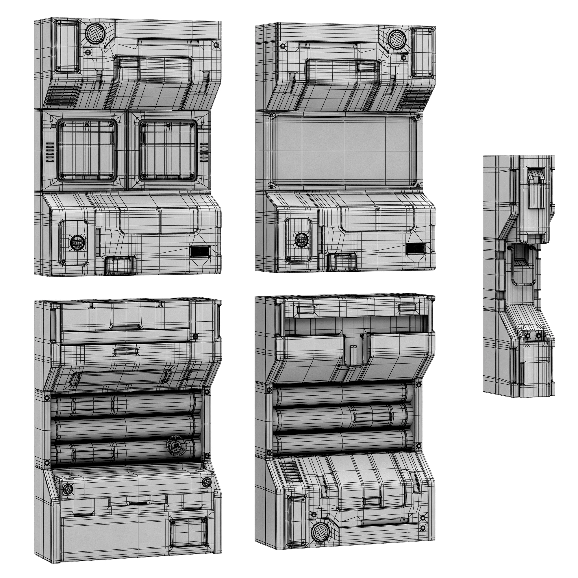 Sci Fi Builder Pack 2 — 3D model preview 1