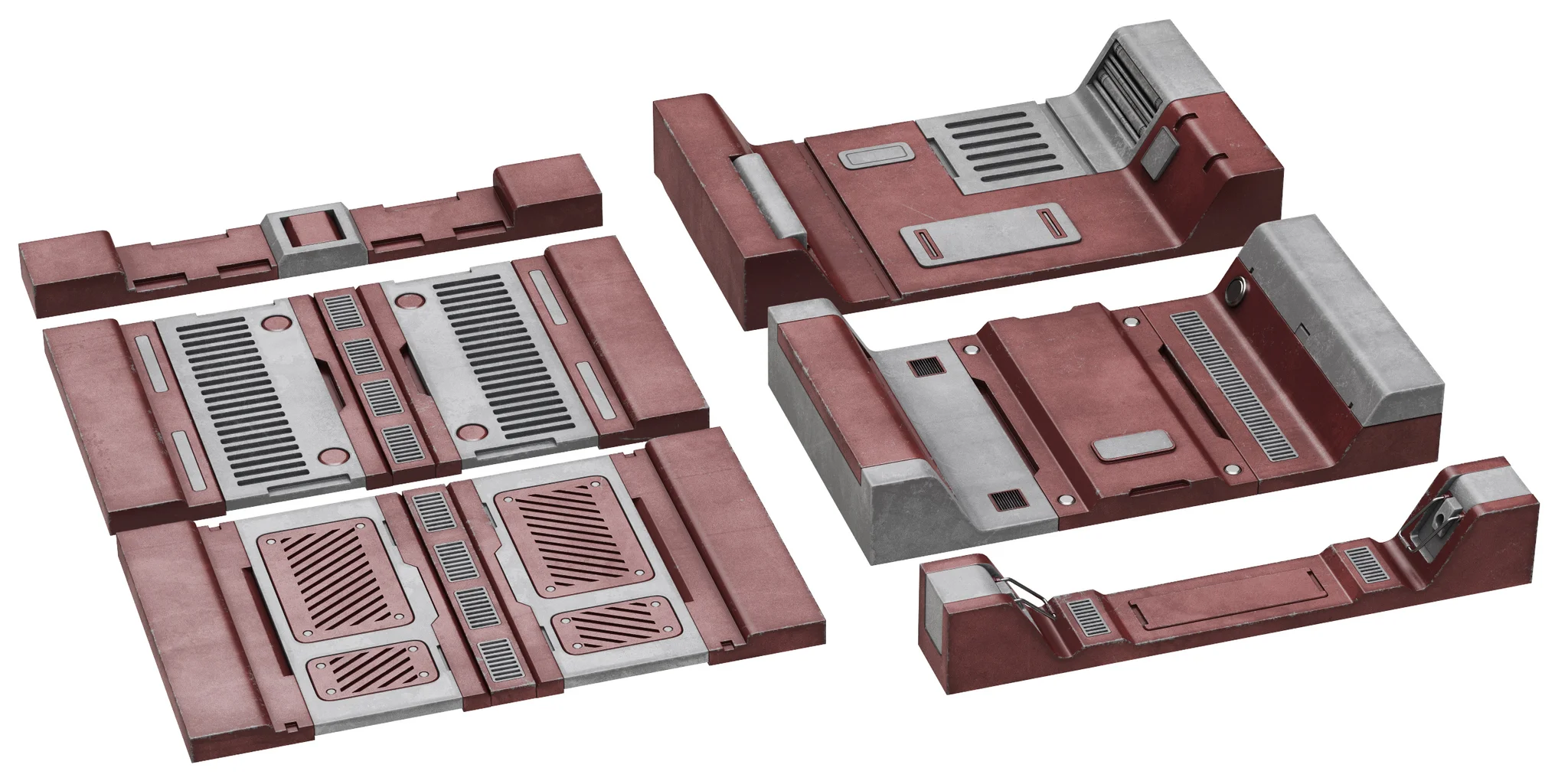 Sci Fi Builder Pack 2 — 3D model preview 4