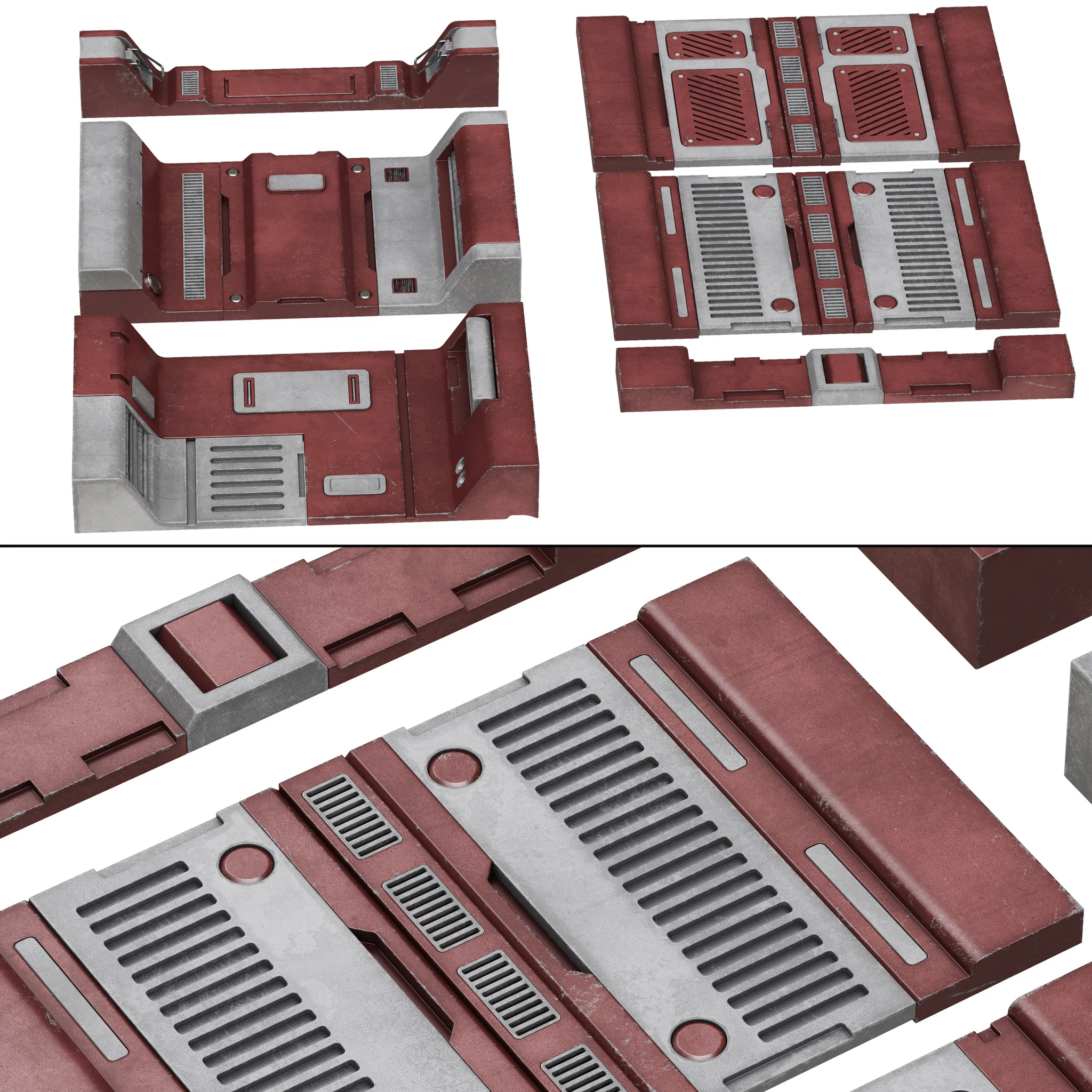 Sci Fi Builder Pack 2 — 3D model preview 8