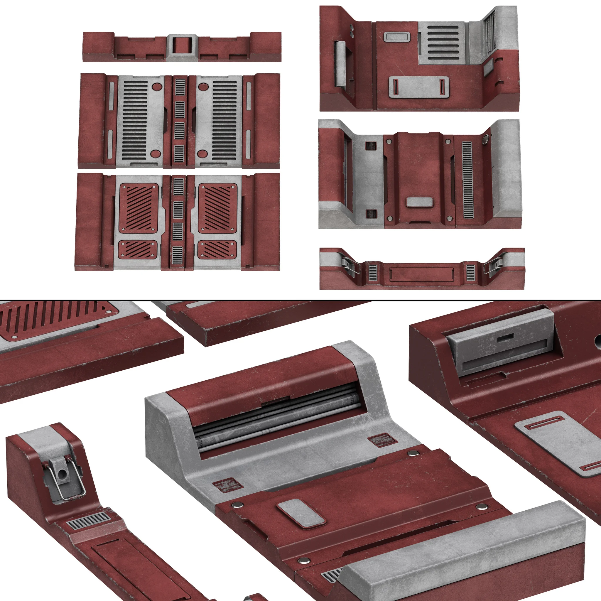 Sci Fi Builder Pack 2 — 3D model preview 12
